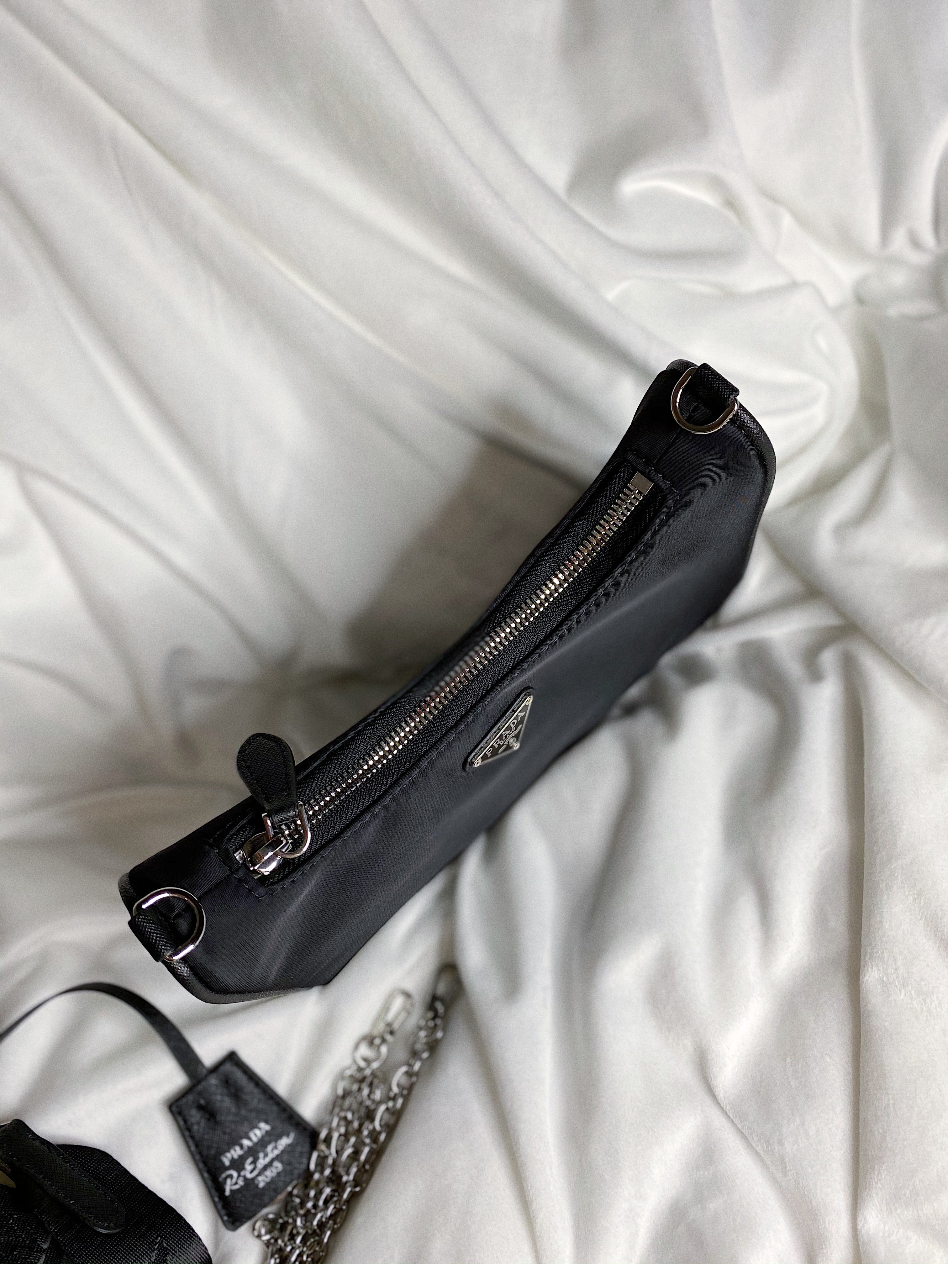 [TOP] PRADA Re-Edition Casual Style Saffiano Nylon 2WAY 3WAY Chain Plain