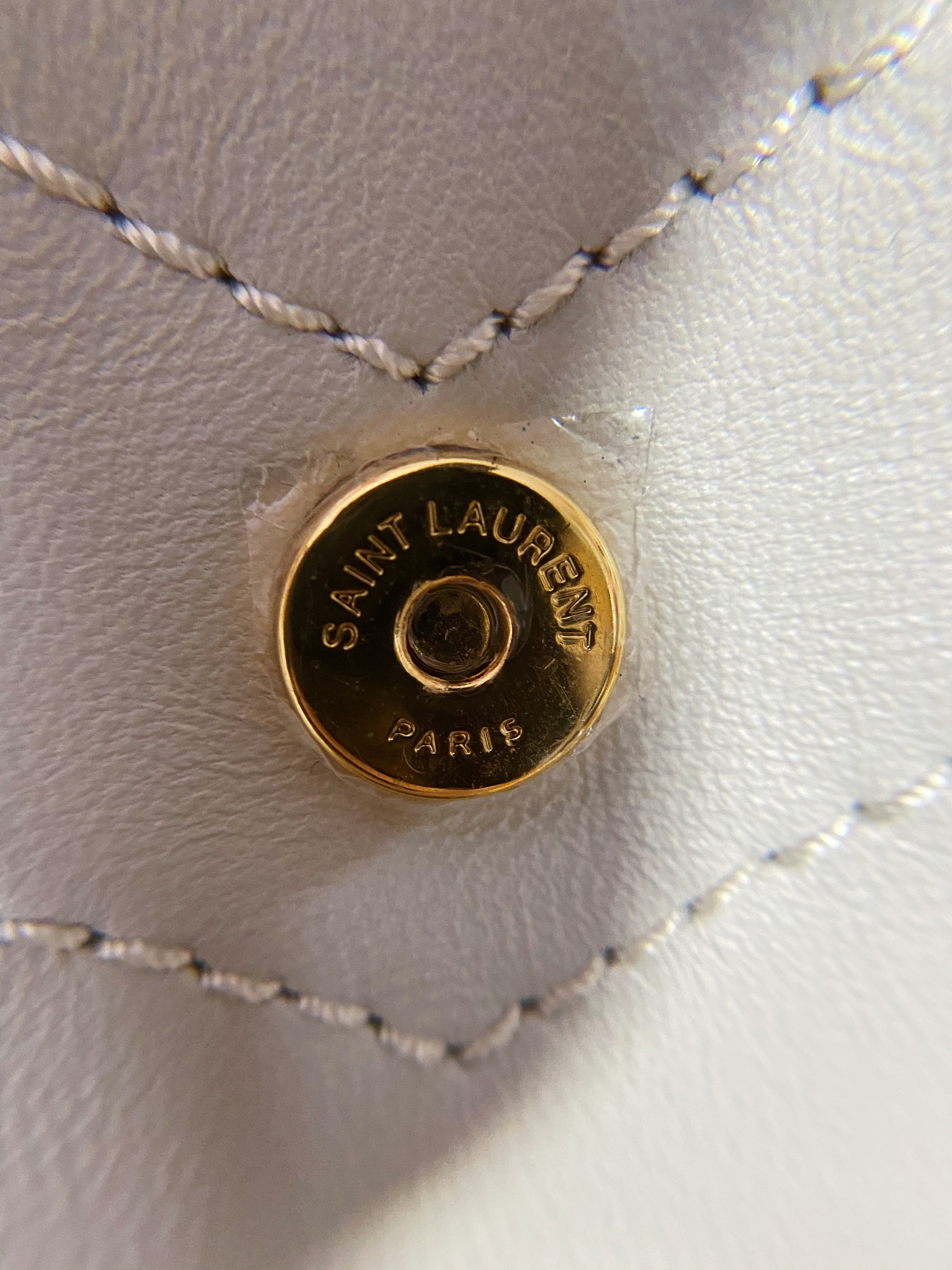 [TOP] Yves Saint Laurent YSL Nikki Small - OFF WHITE