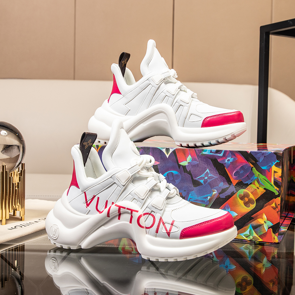 [TOP] Louis Vuitton LV L*V Archlight Sneakers 20SS - Black/Pink