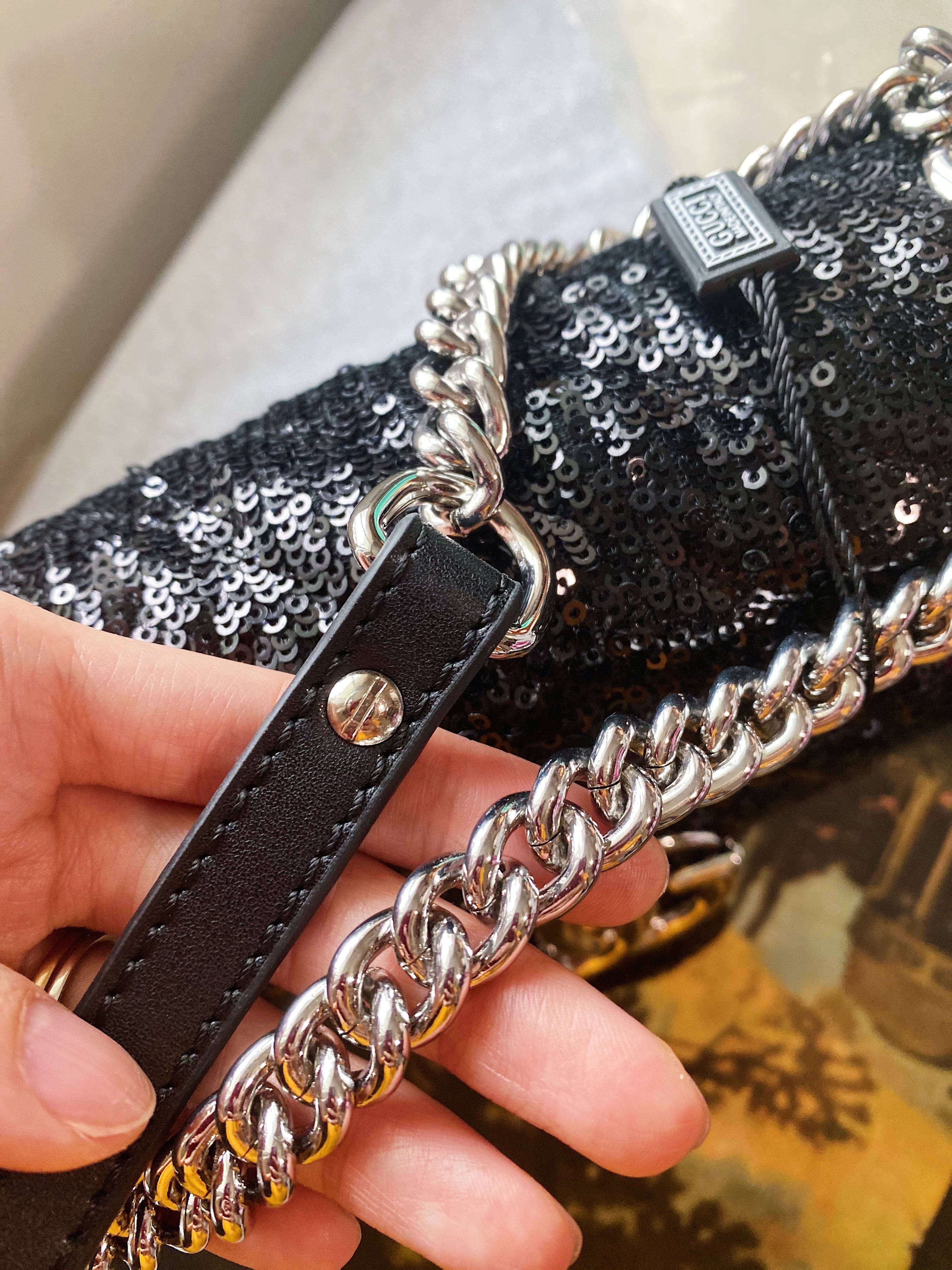 [TOP] GUCCI GG Marmont Bag  Mini 22cm - Black