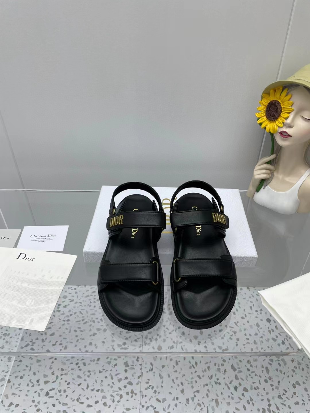 [TOP] Christian DiorAct Sandals Leather - 11 Colours