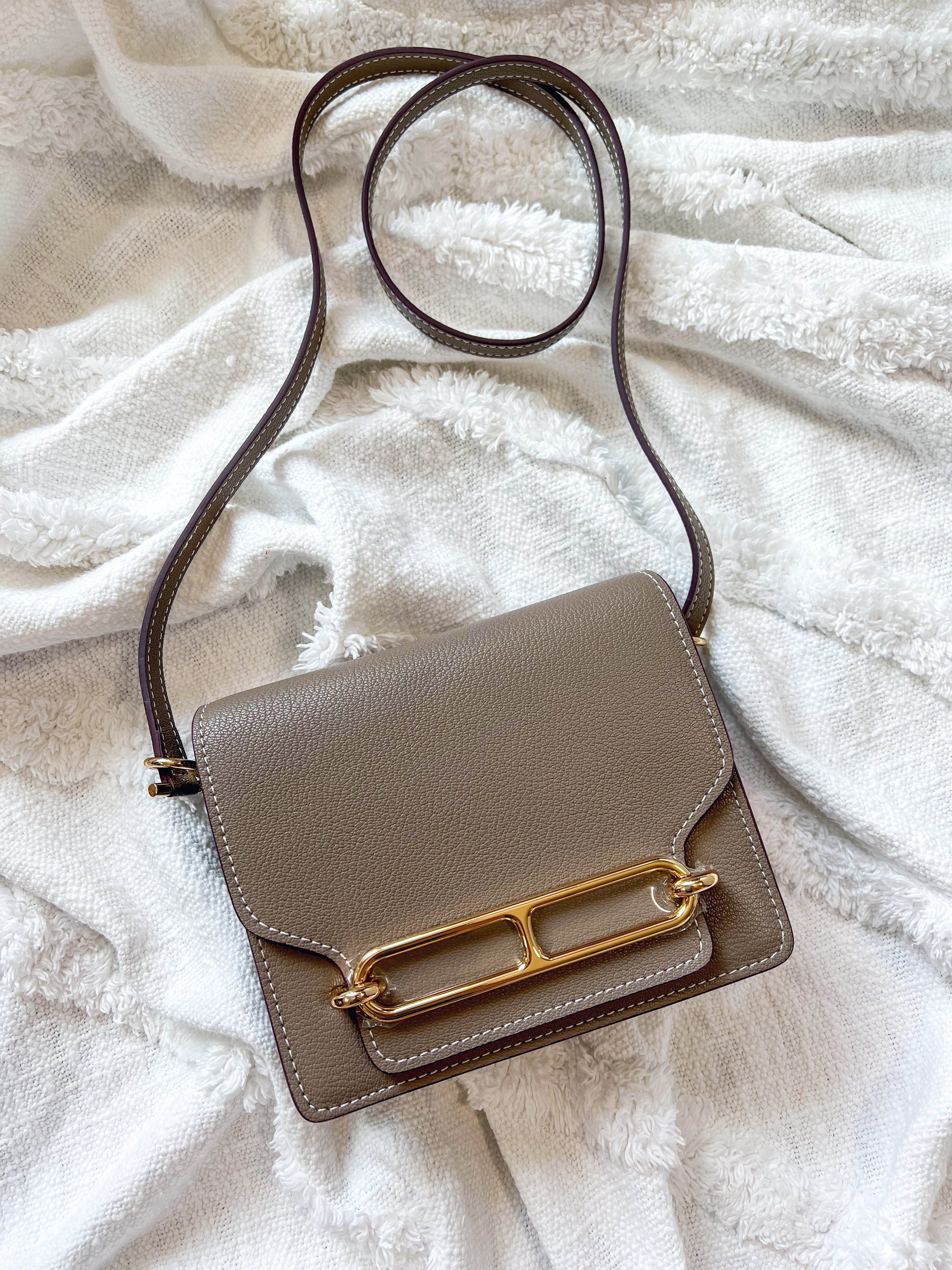 [TOP] HERMES Roulis Evercolor 19cm - Gris Asphalte GHW