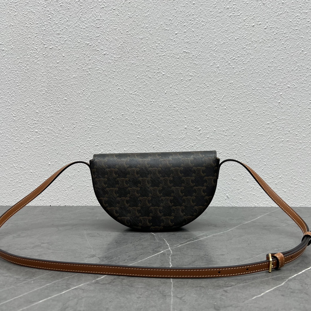 [TOP] CELINE Mini Besace Cuir Triomphe Bag 23～13.5～6