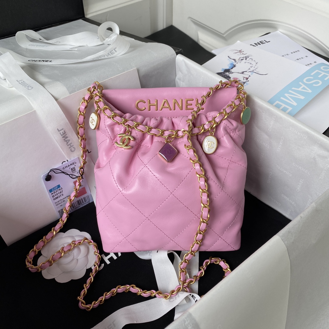 [TOP] CHANEL 23p Mini 22 Bag - GHW - 4 Color