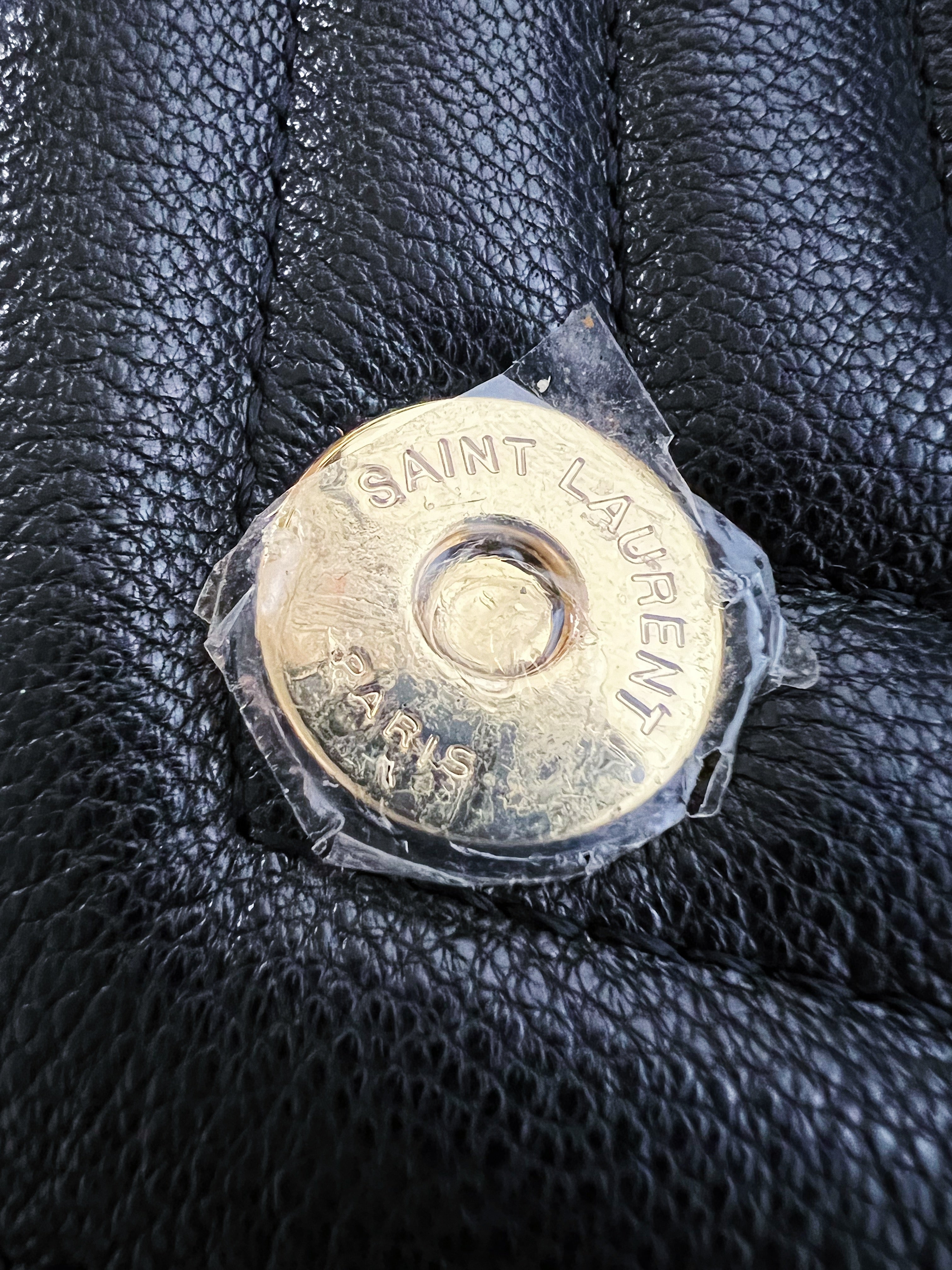 [TOP] Yves Saint Laurent YSL College Small Bag - Black w GHW