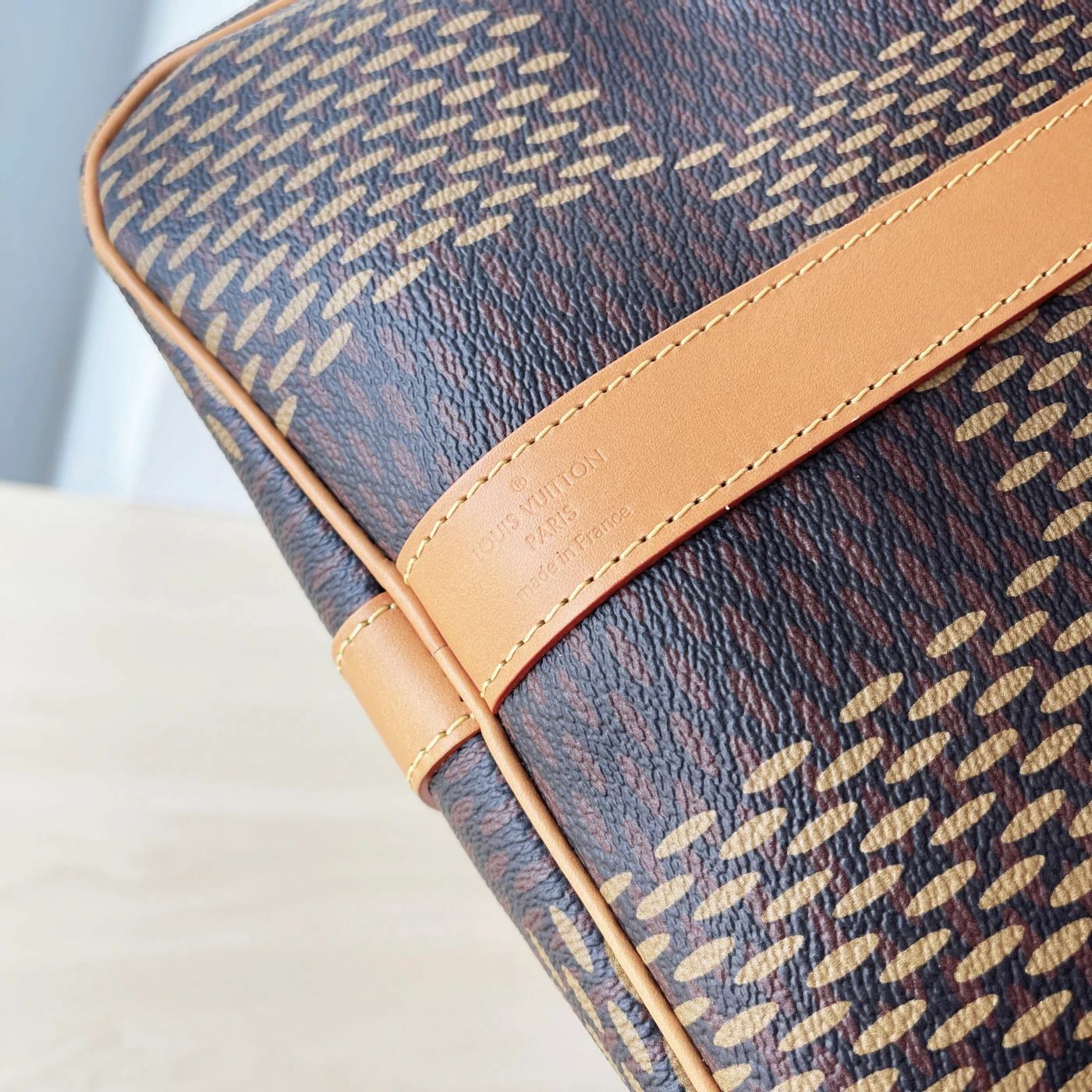 [TOP] Louis Vuitton LV L*V x Nigo Keepall 50 Bag-Brown