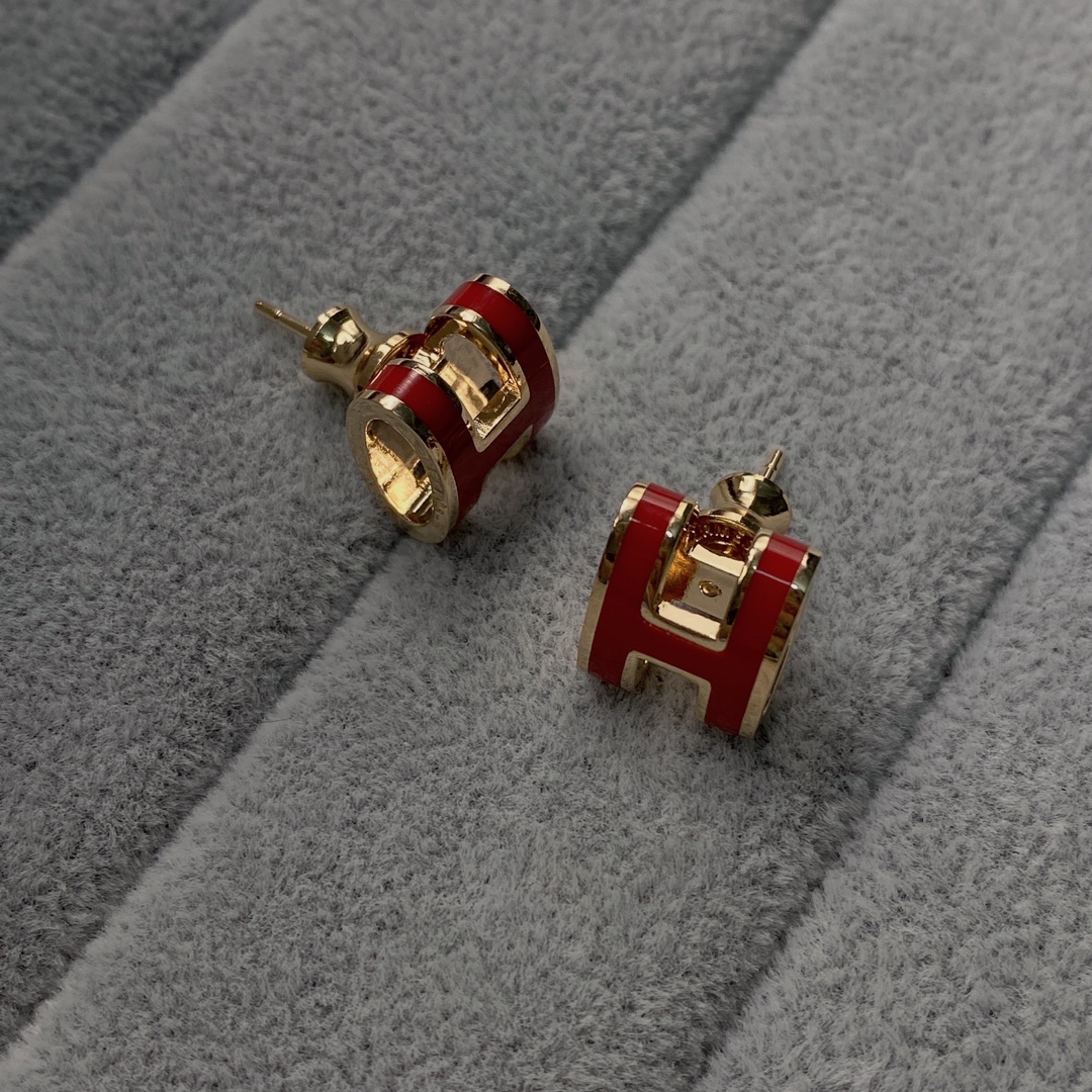 [TOP] HERMES H Earrings