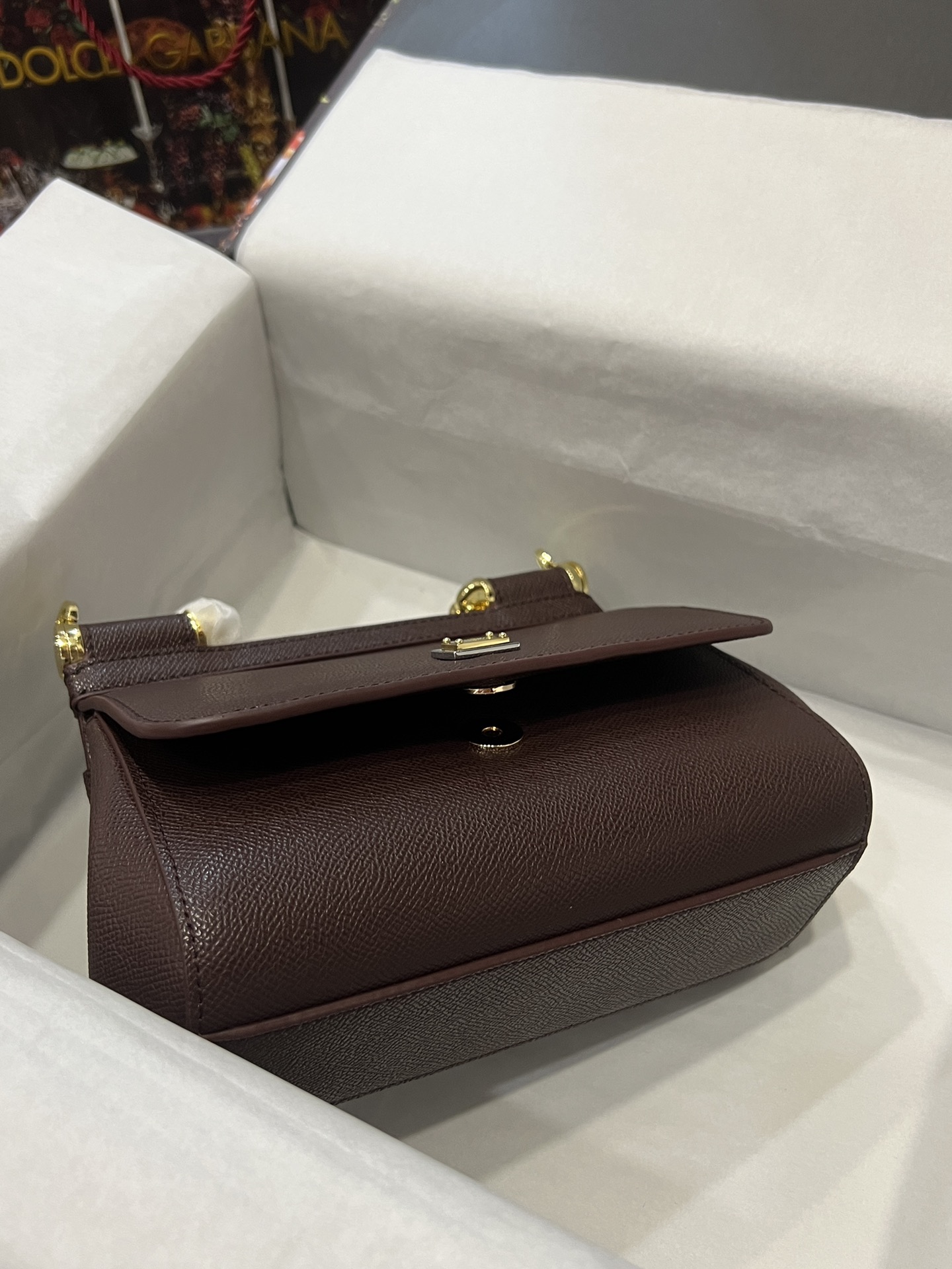 [TOP] Dolce & Gabbana D&G Leather Handbag 20×17×7 -  7 Color