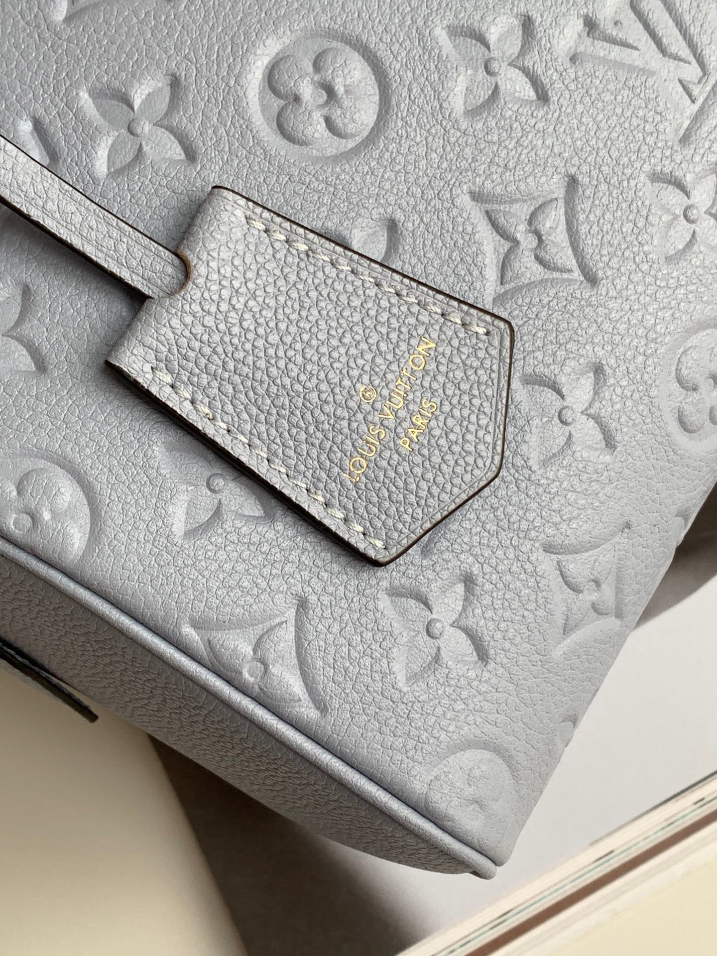 [TOP] Louis Vuitton LV Speedy 30 Empreinte Leather Bag 30x21x17cm - Light Purple