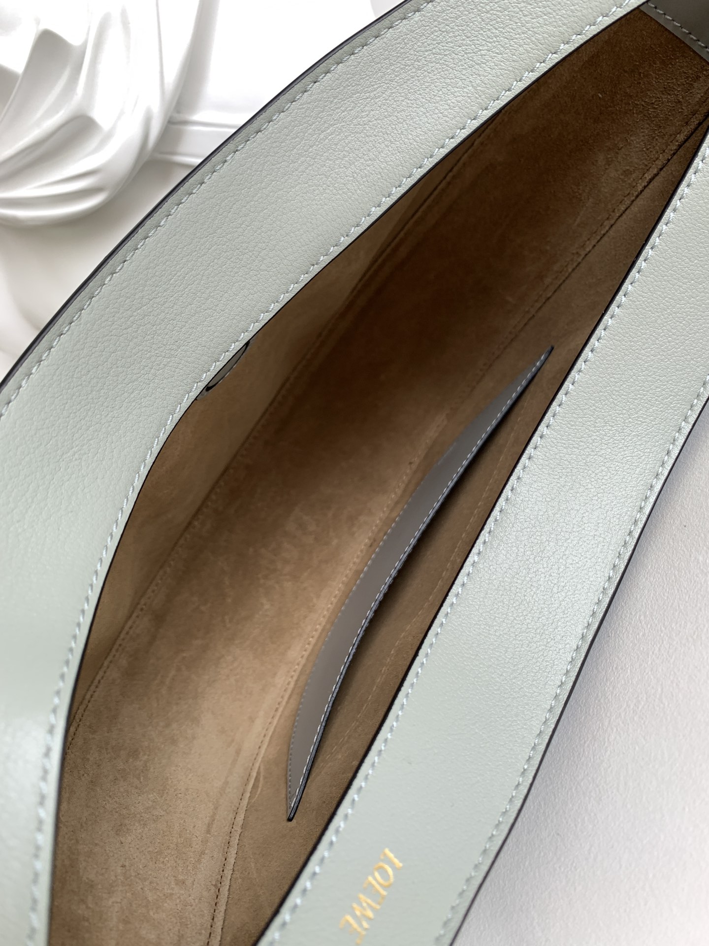 [TOP] LOEWE Calfskin Luna Bag 34*9*30cm - Gray