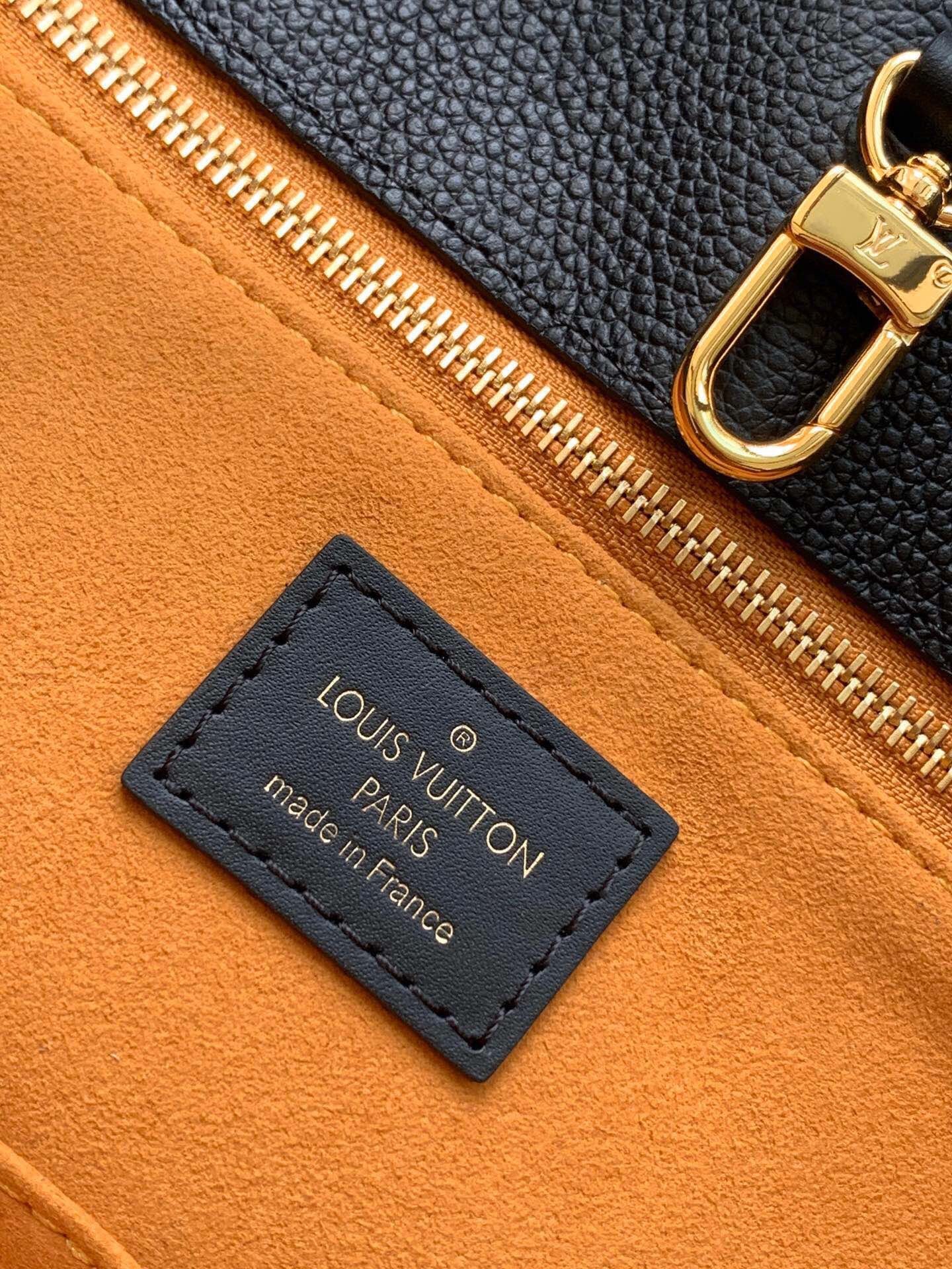 [TOP] Louis Vuitton LV On The Go Empreinte MM Bag 35x27x14cm - Black