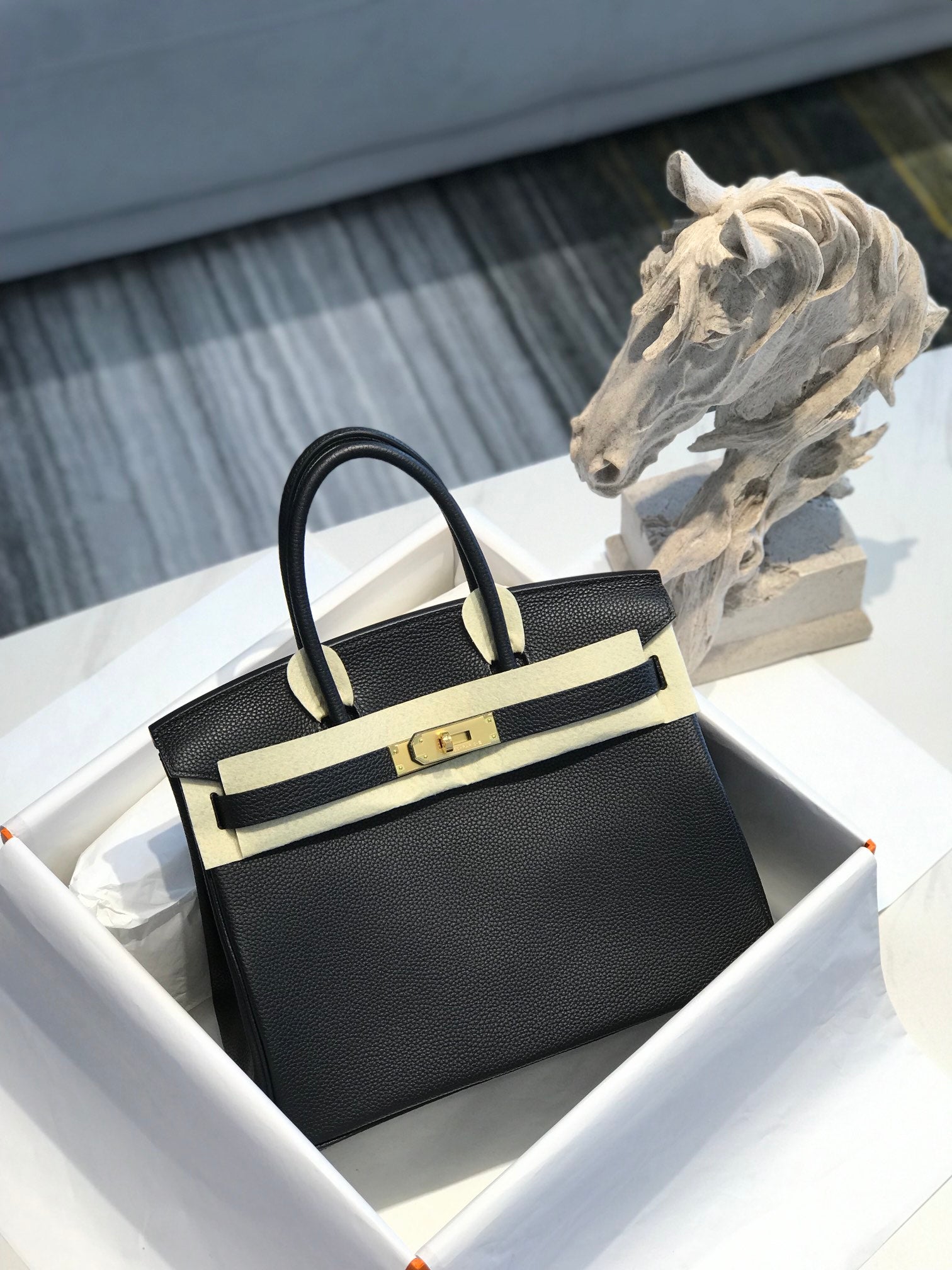[TOP] HERMES Birkin Togo 30cm - Black w GHW