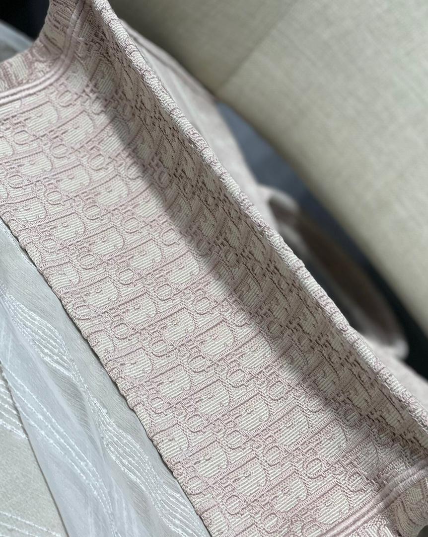 [TOP] Christian Dior Book Tote Bag Medium 36.5cm - Pink