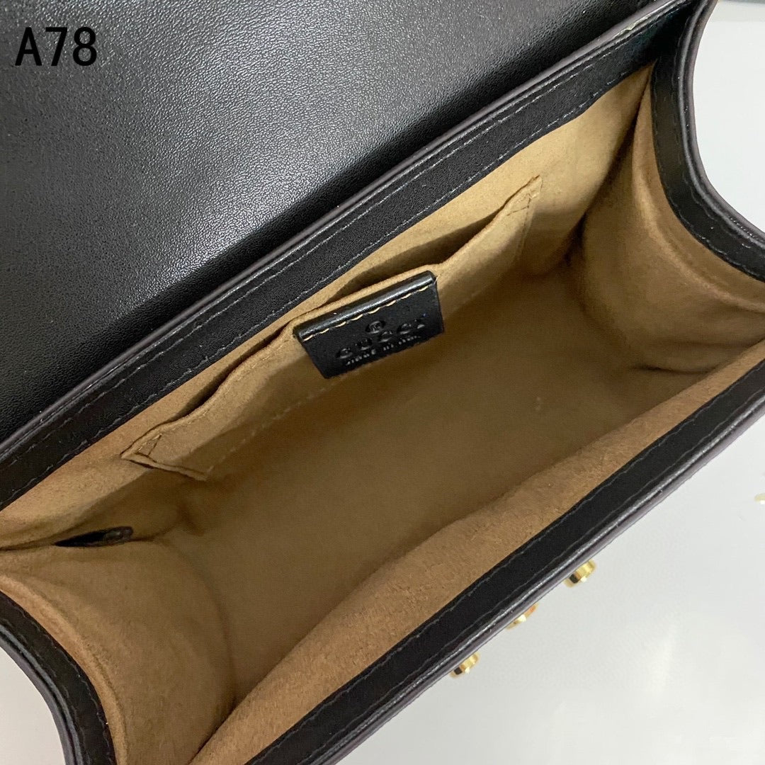 [TOP] GUCCI Padlock Small Shoulder Bag - BROWN