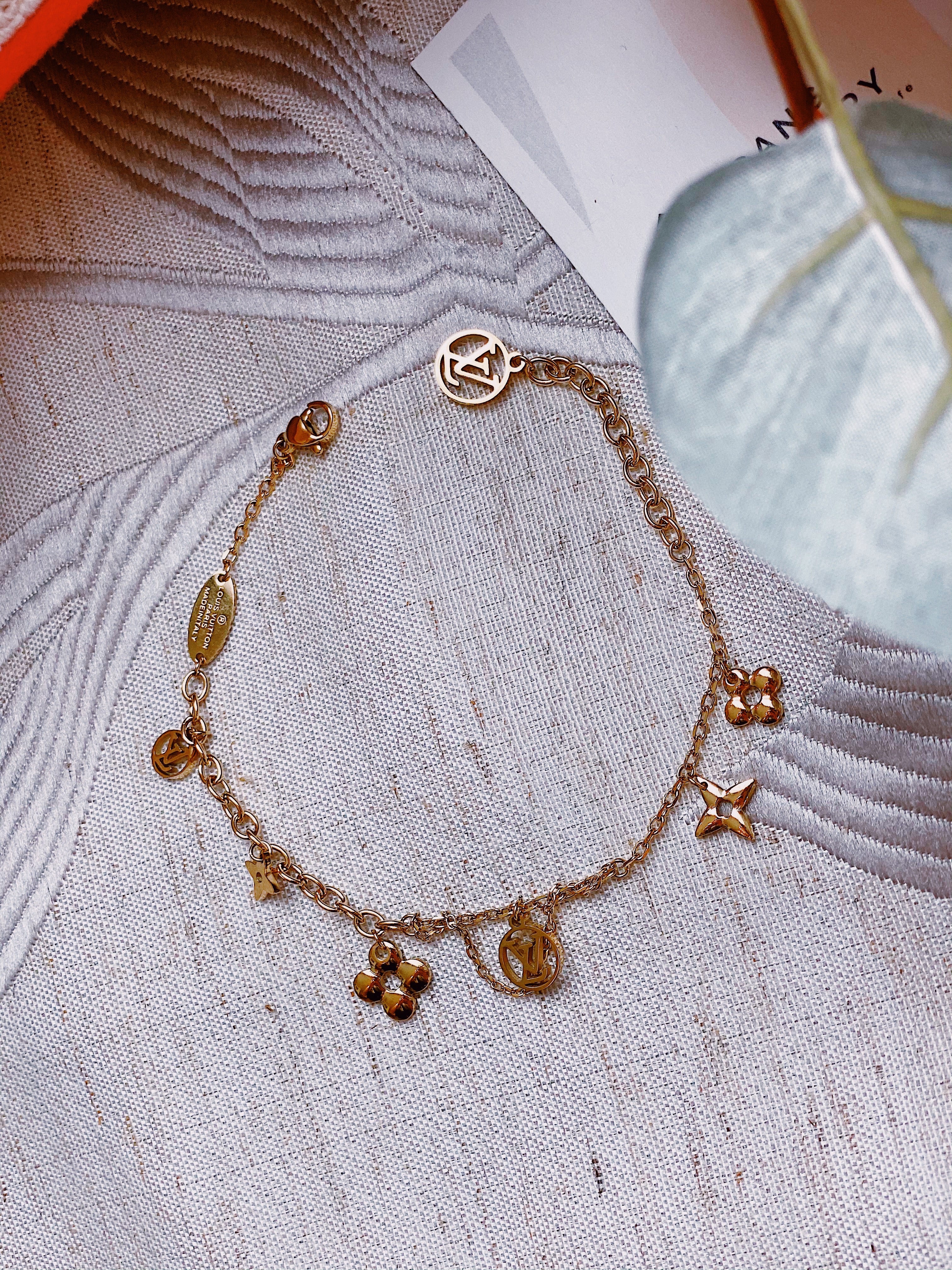 [TOP] Louis Vuitton LV Blooming Supple Bracelet