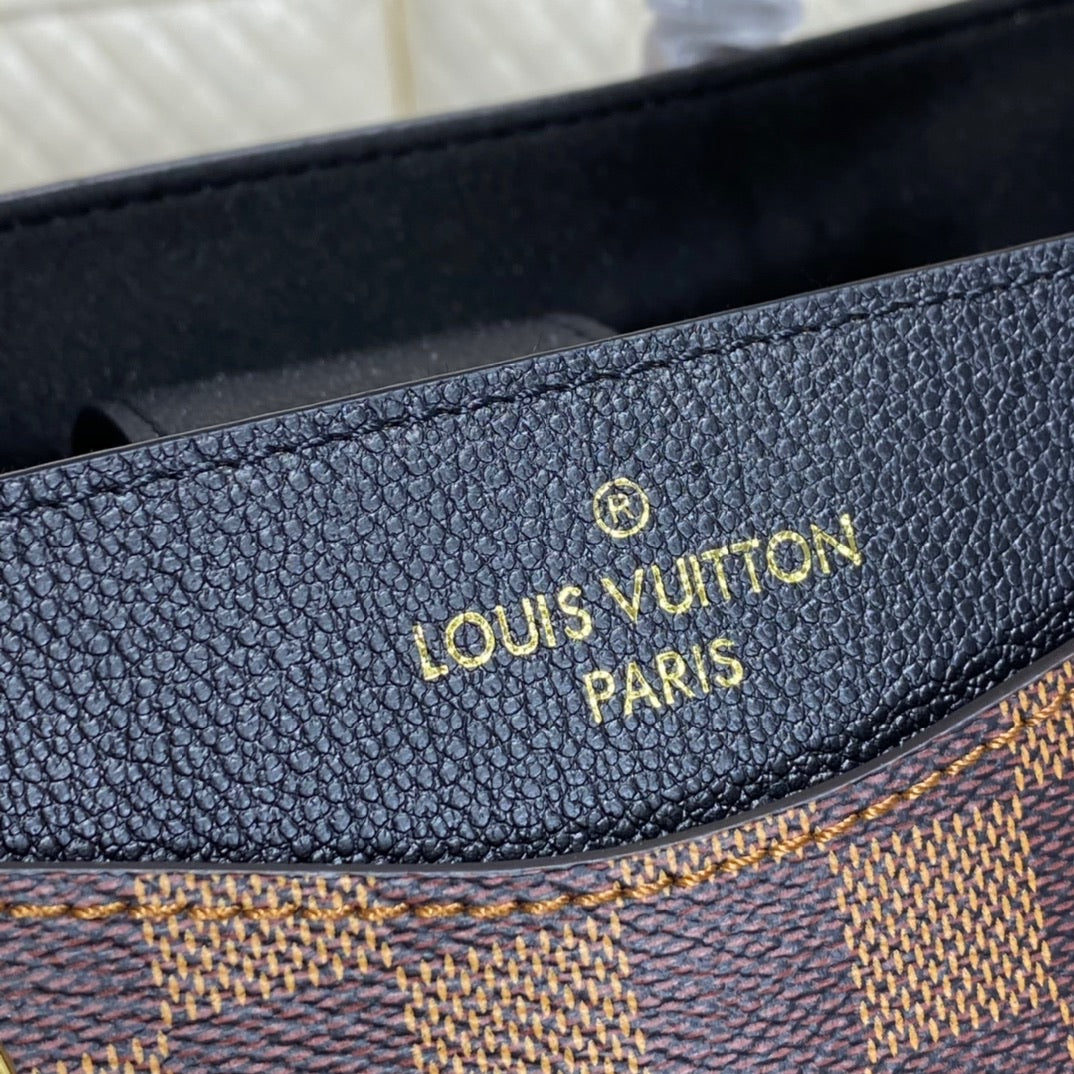 [TOP] Louis Vuitton LV  Damier Ebene Riverside - BLACK