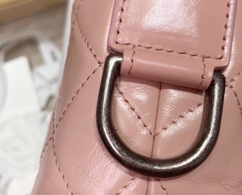 [TOP] CHANEL Gabrielle Hobo Bag Small 20cm - Pink