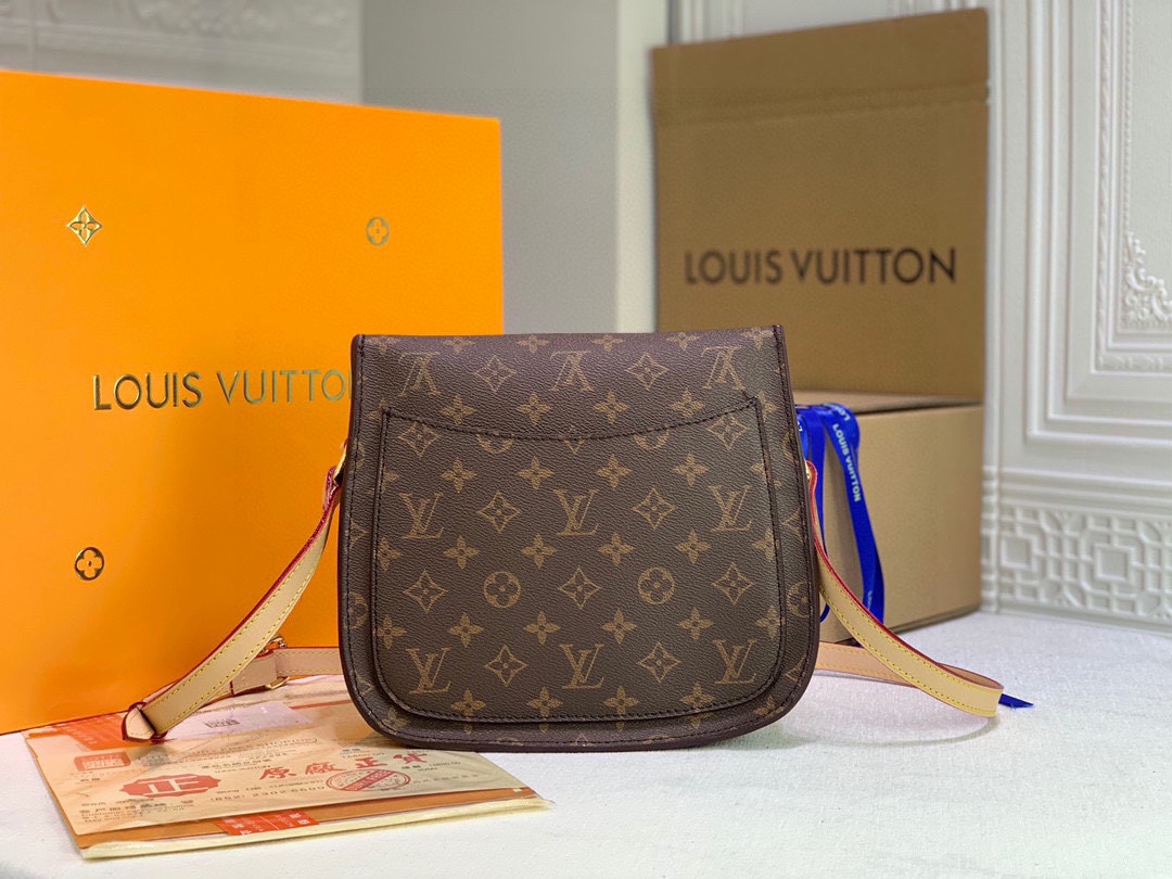 [TOP] Louis Vuitton LV LVSaint Cloud Monogram canvas bag