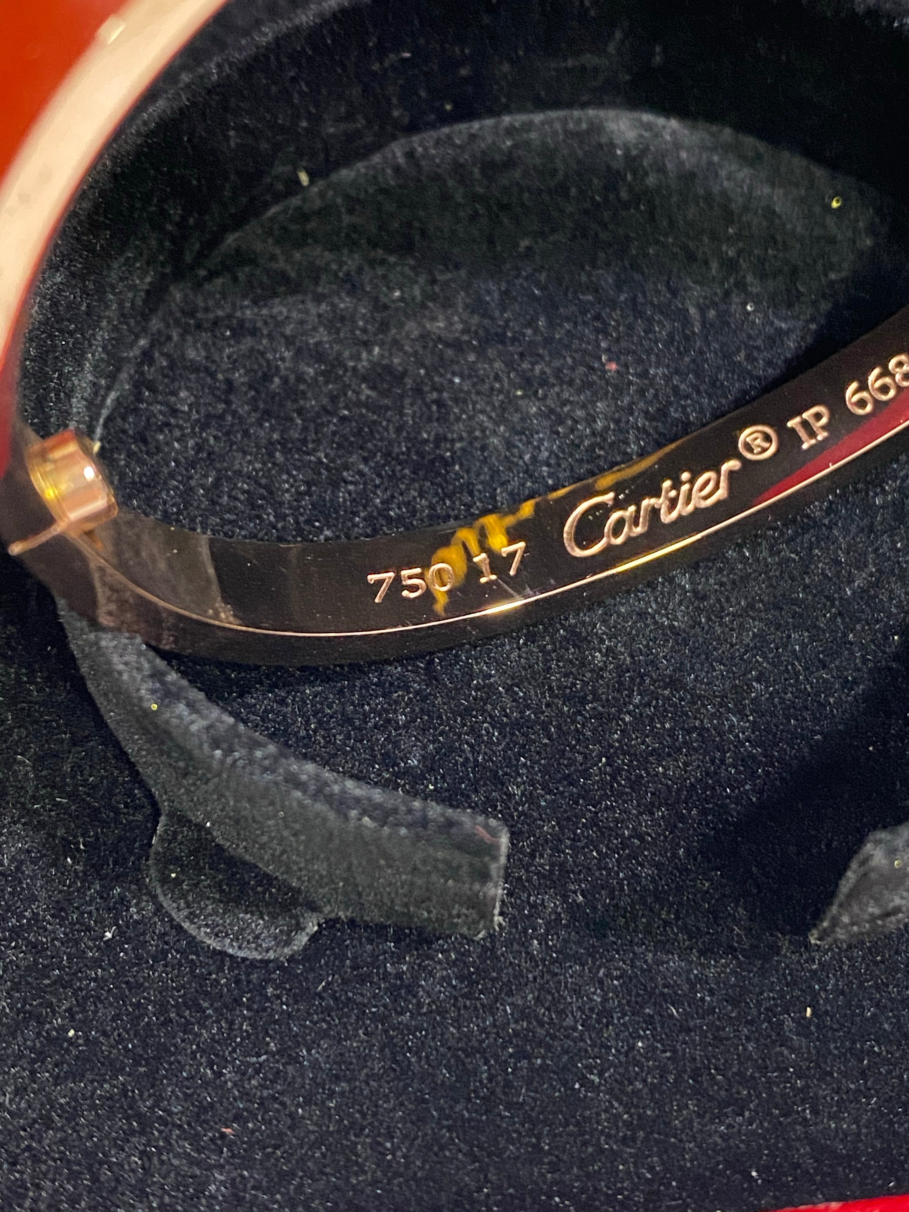 [TOP] Cartier Love Bracelet Rose Gold