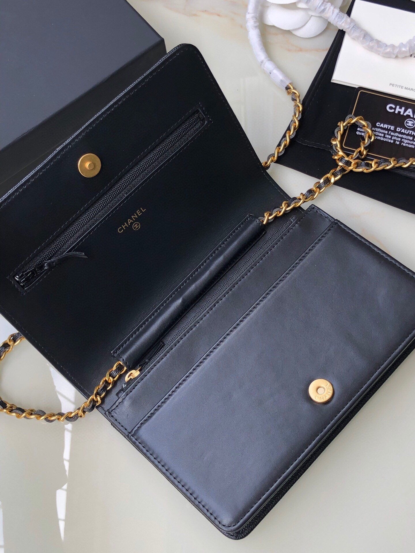 [TOP] CHANEL Le Boy WOC Caviar Leather - Black & GHW