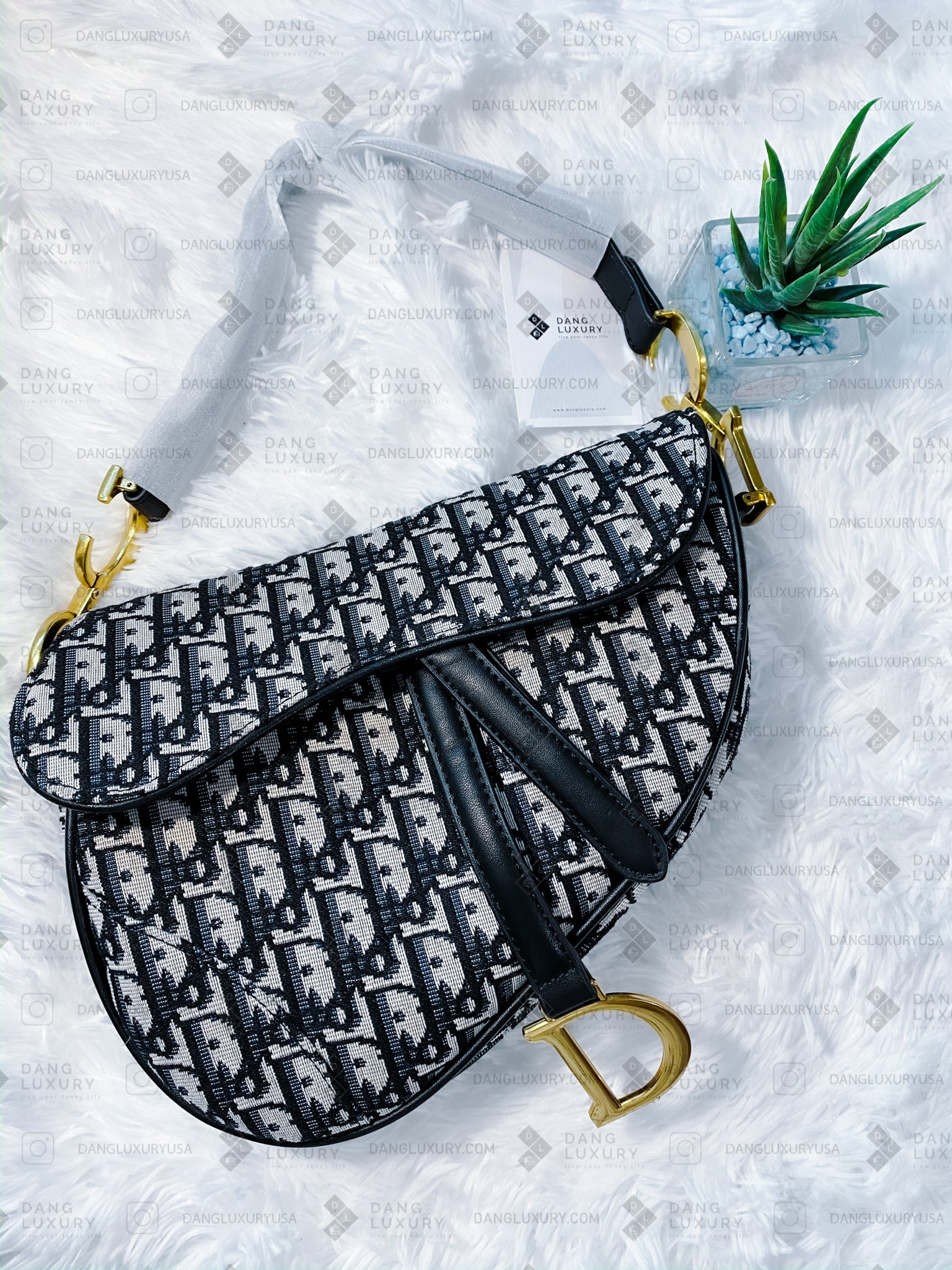 [TOP] Christian Dior Saddle Bag Oblique