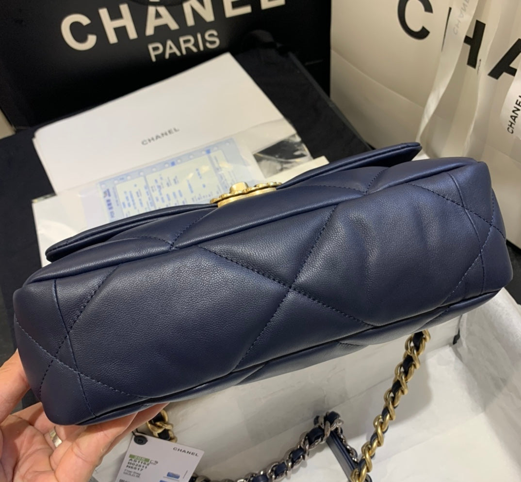 [TOP] CHANEL19 Bag Small 26cm - Navy Blue