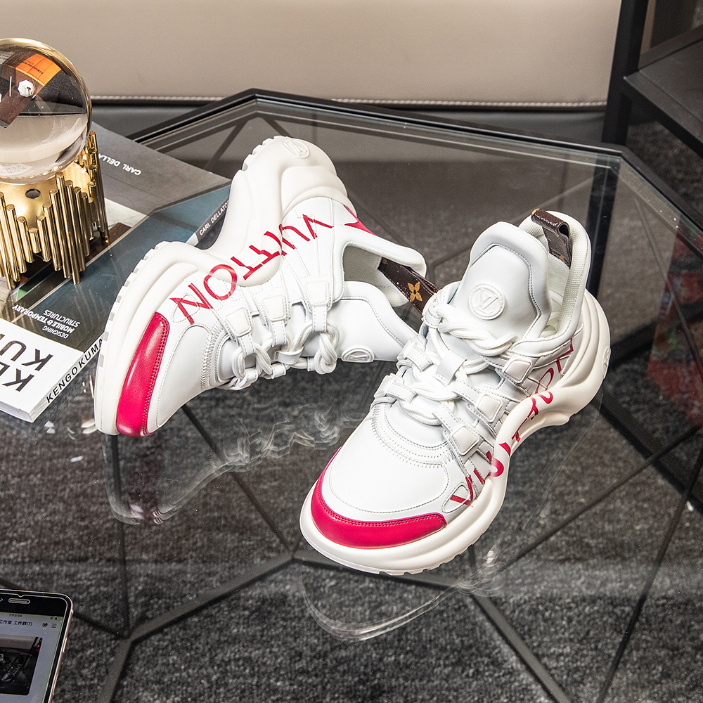 [TOP] Louis Vuitton LV L*V Archlight Sneakers 20SS - Black/Pink