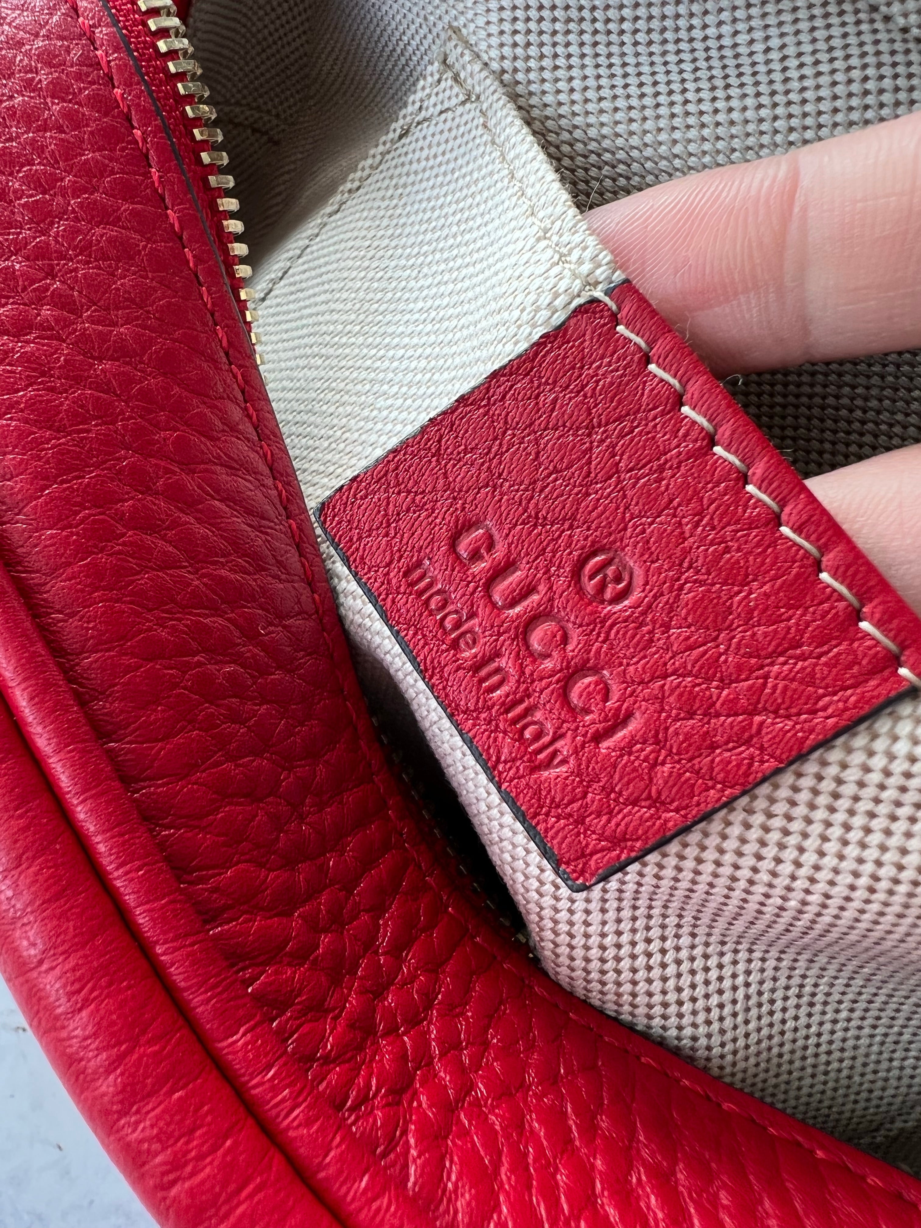 [TOP] GUCCI Soho Bag - Red