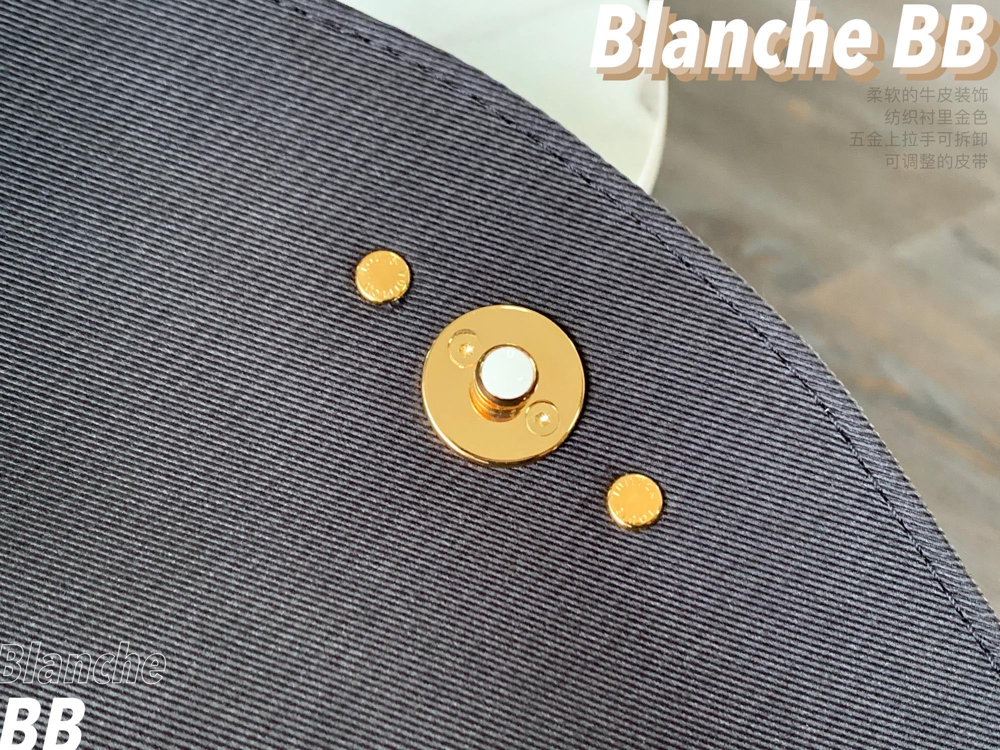 [TOP] Louis Vuitton LV L*V Blonche BB Empreinte Bag - Black