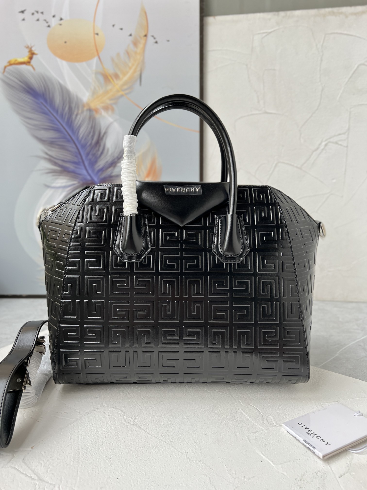 [TOP] GIVENCHY ANTIGONA Leather Handbag 28cm/33cm - Black