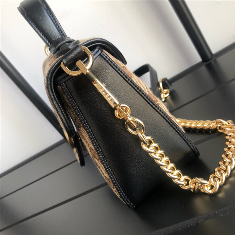 [TOP] GUCCI GG Marmont Bag Top Handle Small - Canvas