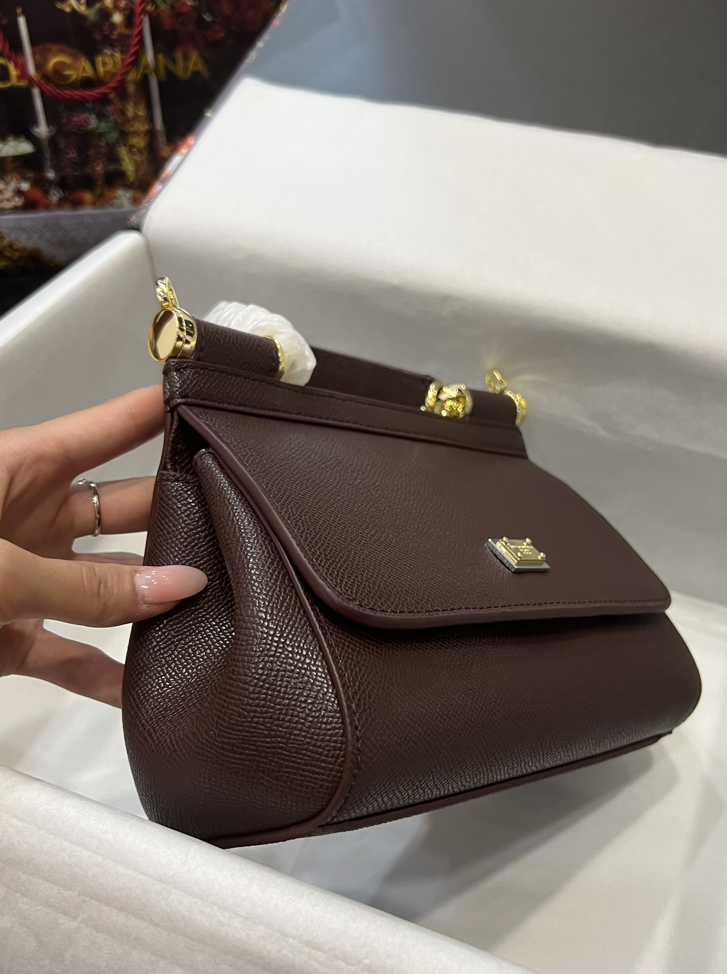 [TOP] Dolce & Gabbana D&G Leather Handbag 20×17×7 -  7 Color