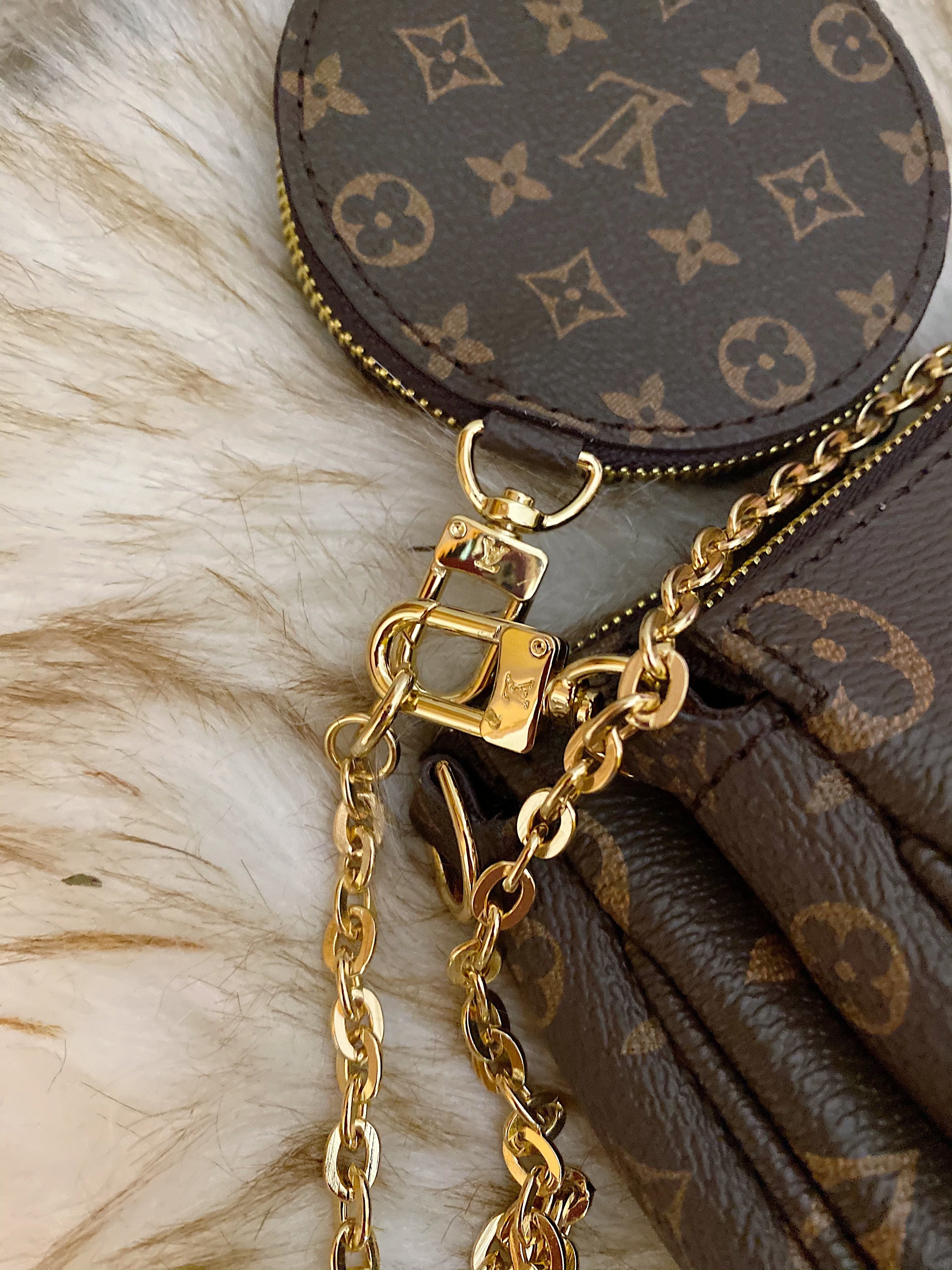 [TOP] Louis Vuitton LV Multi Pochette - BLACK STRAP