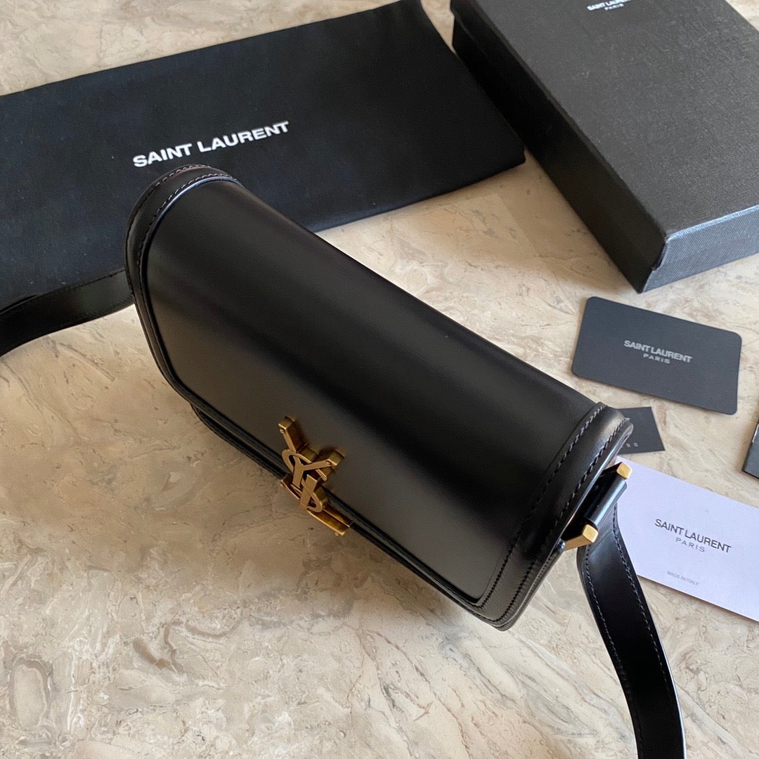 [TOP] Yves Saint Laurent YSL Solferino Small Bag - Black