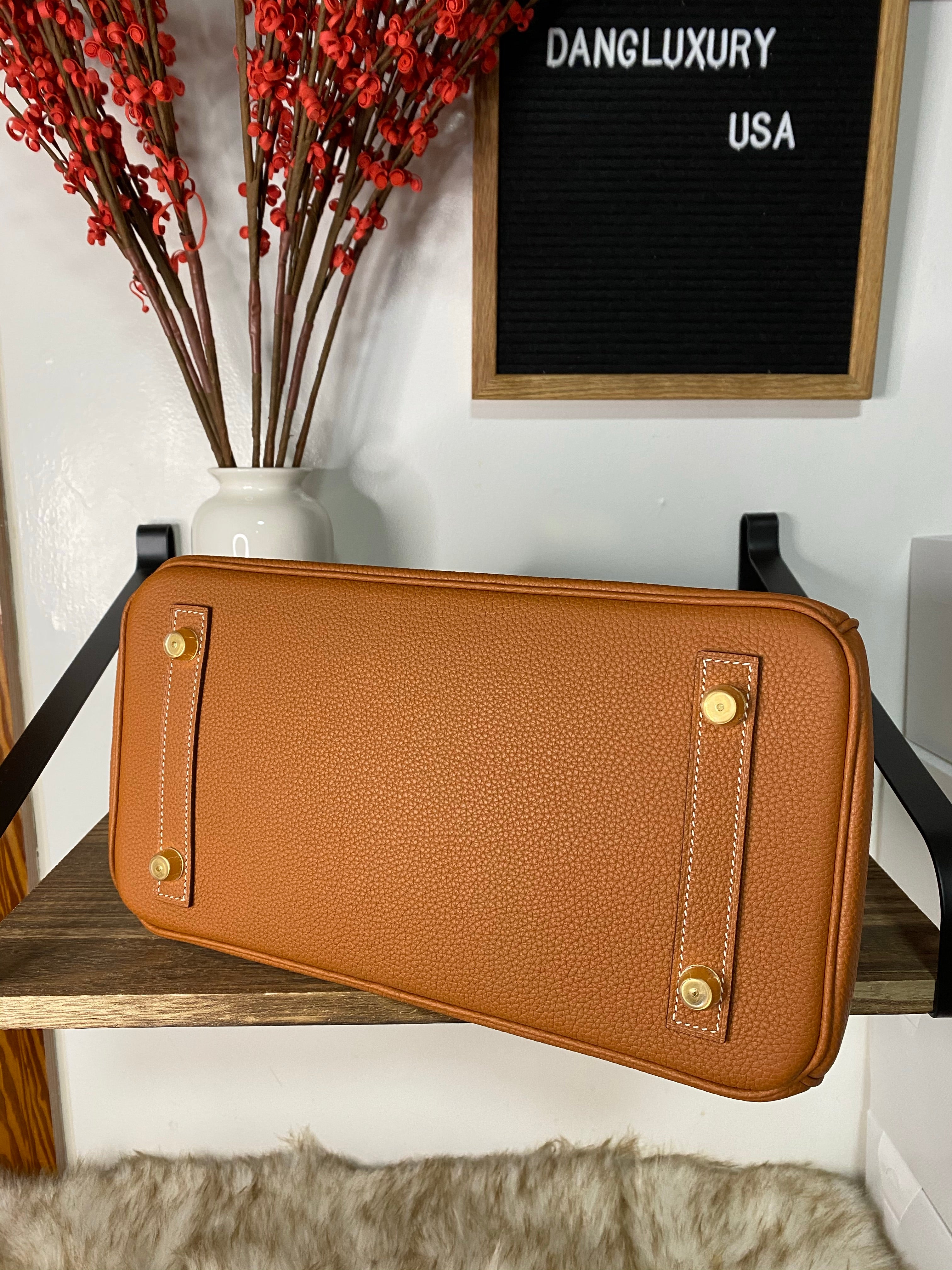 [TOP] HERMES Birkin Togo Leather 30 cm - BROWN