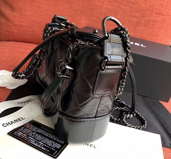 [TOP] CHANEL Gabbriel Bag Stray Samll 20CM - ALL BLACK
