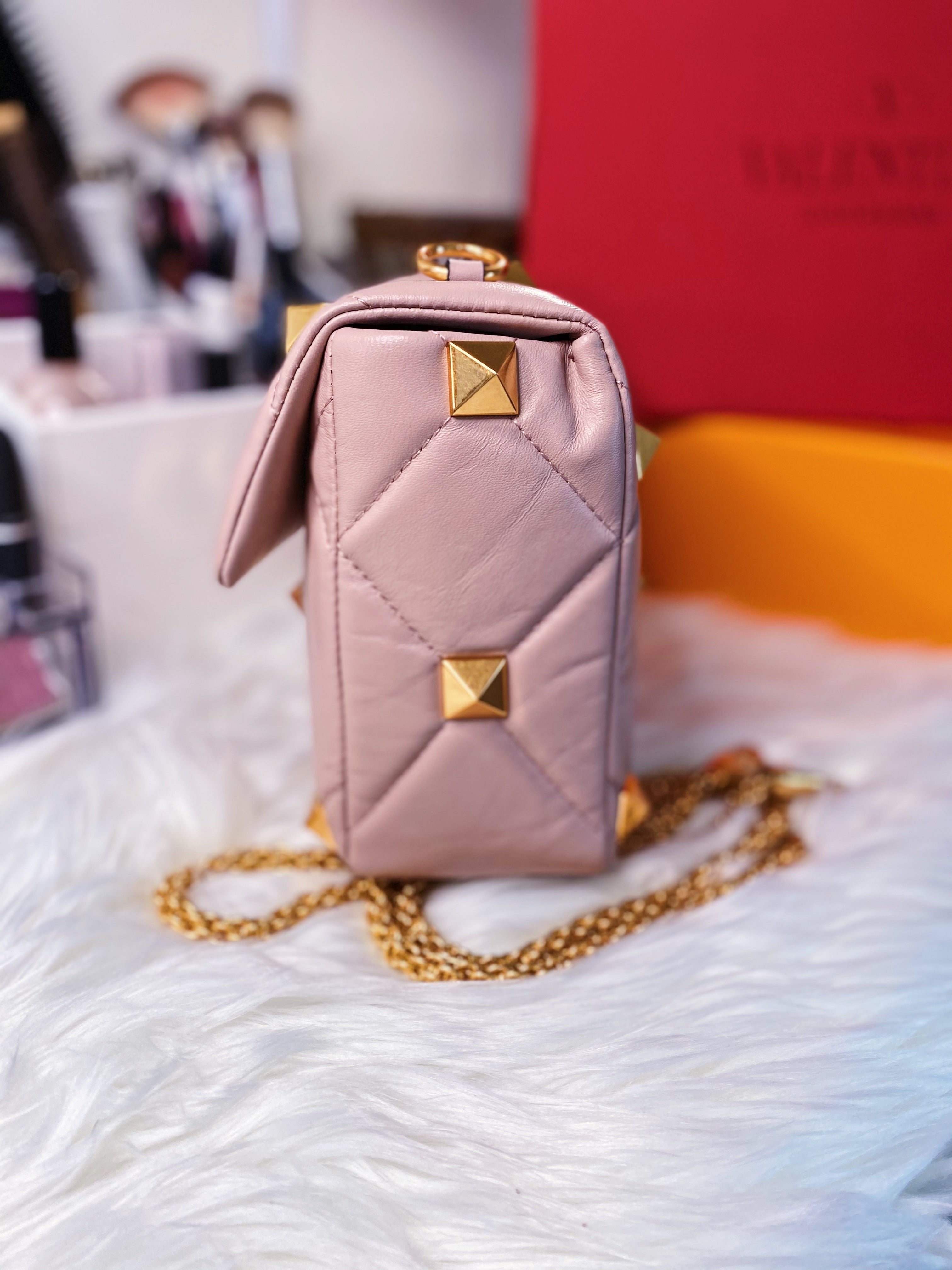 [TOP] VALENTINO  Roman Stud Nappa Chain Bag