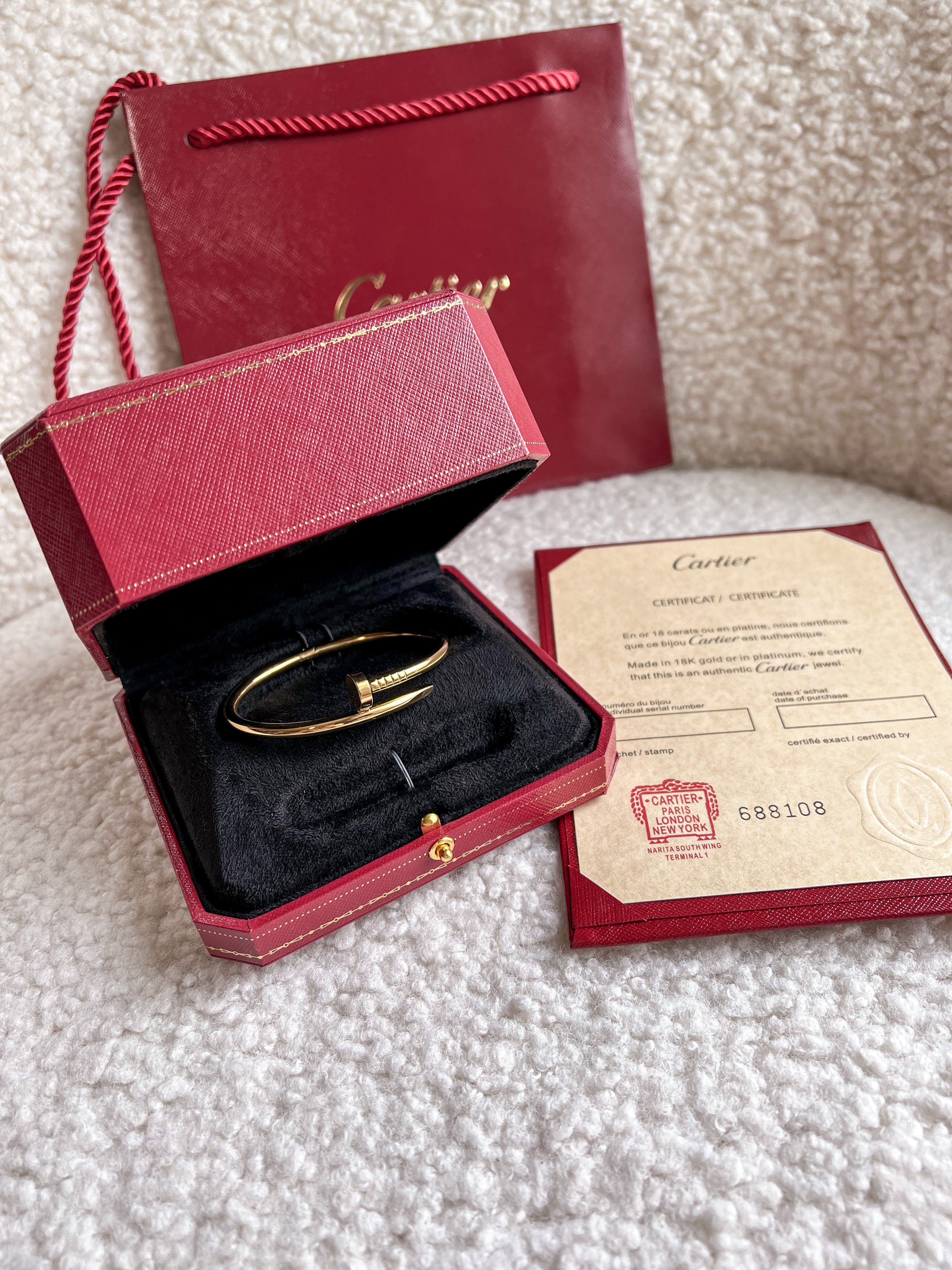 [TOP] Cartier Just Un Clou Bracelet - 3 Color