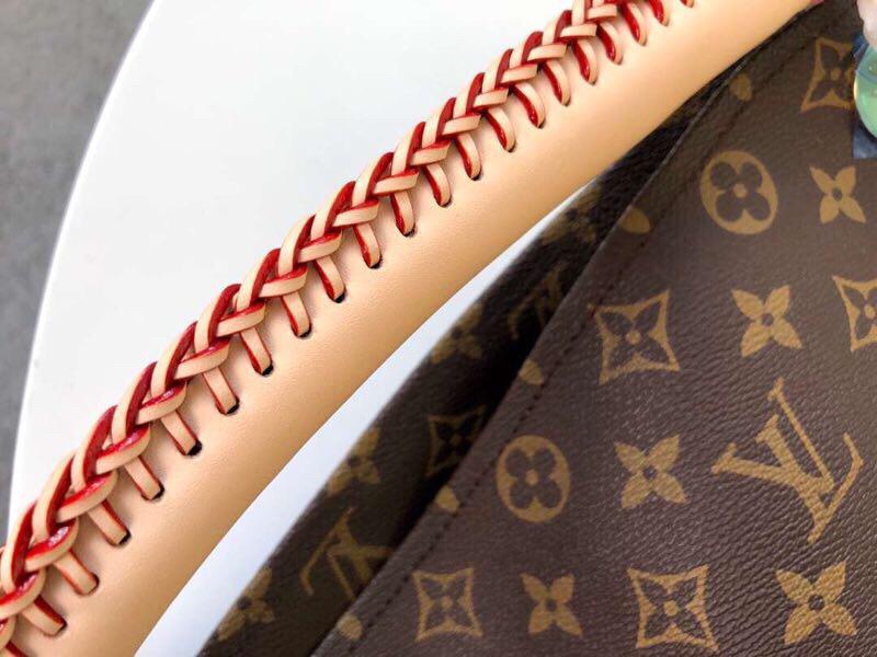 [TOP] Louis Vuitton LV Monogram Empreinte Artsy MM 41 x 32 x 22 cm-Brown