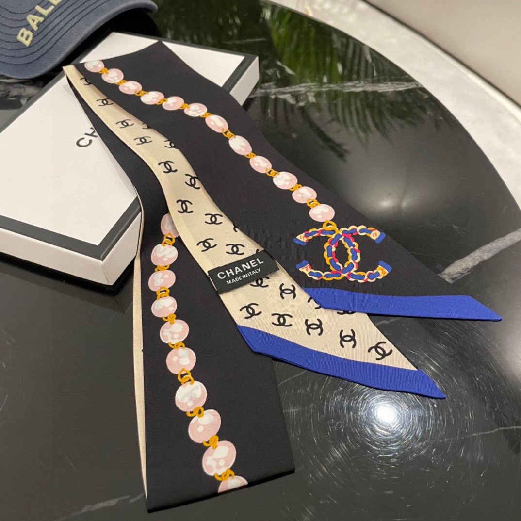 [TOP] CHANEL Slim Bandeau 120 × 6 cm – Four Colours