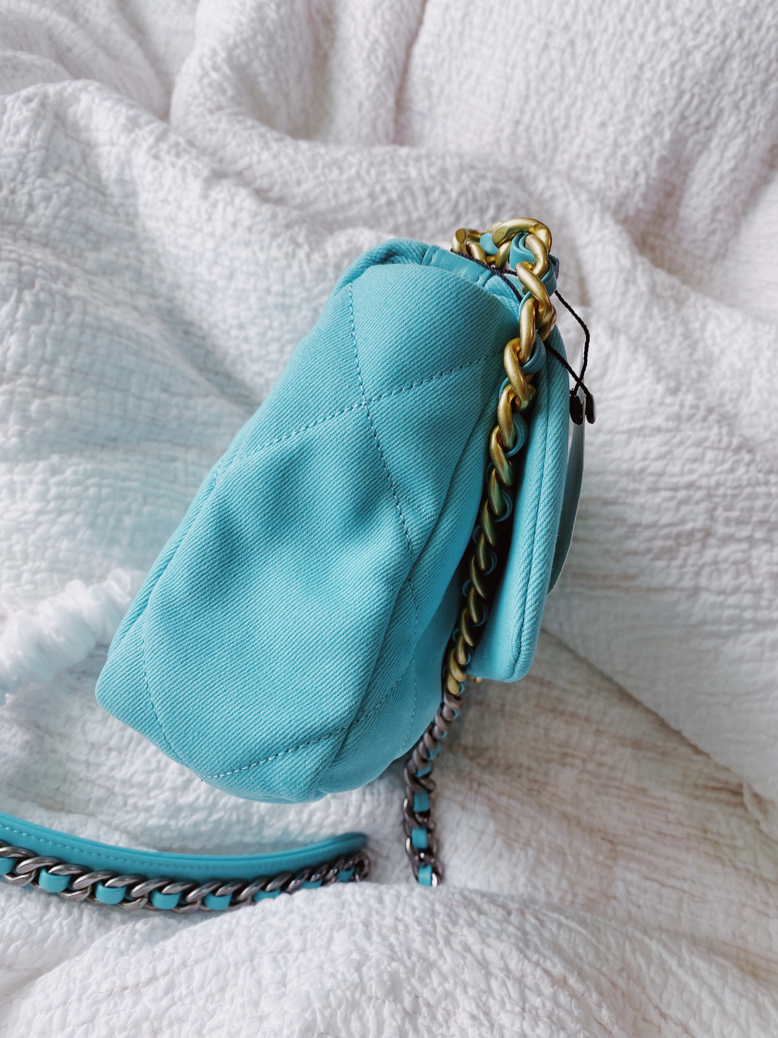 [TOP] CHANEL 19 Bag Small 26cm - Blue