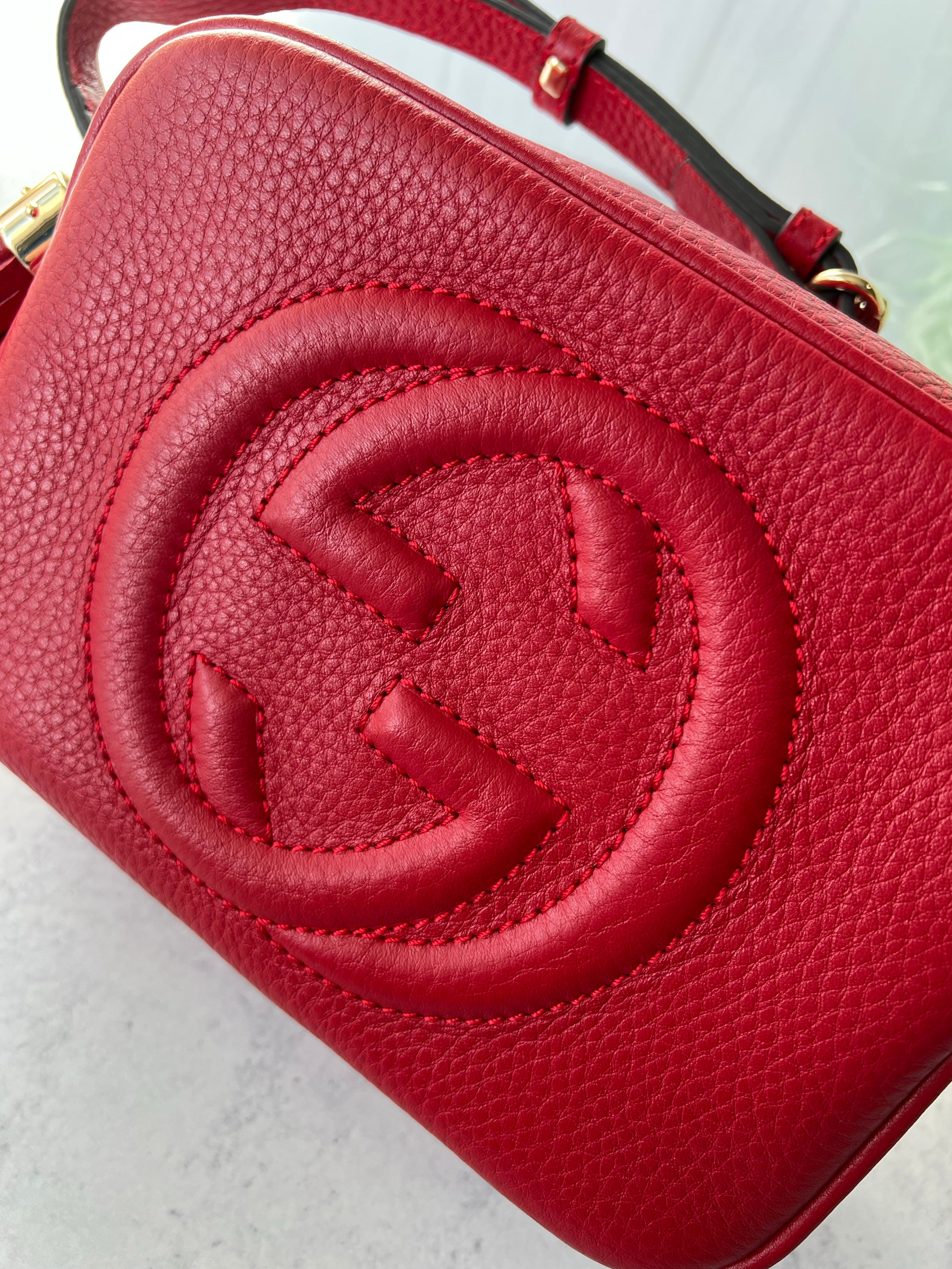 [TOP] GUCCI Soho Bag - Red