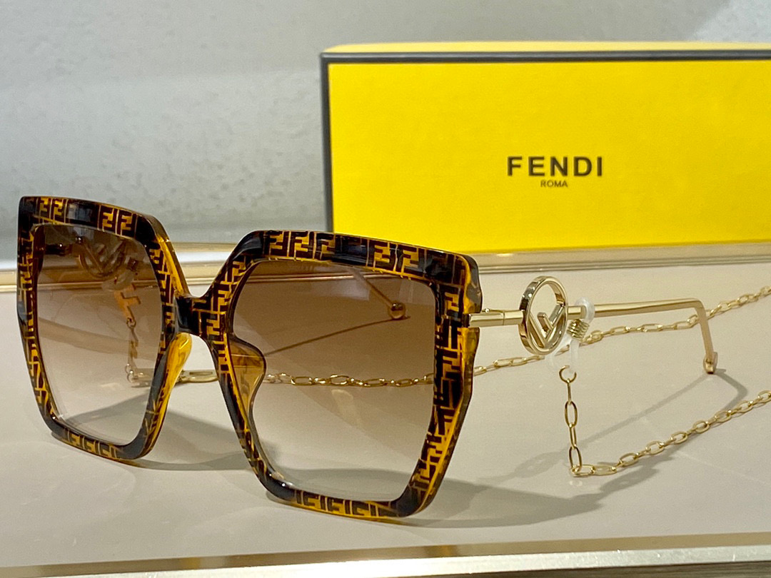 [TOP] FENDI Sunglasses acetate and metal sunglasses FF0410 - Seven Colours