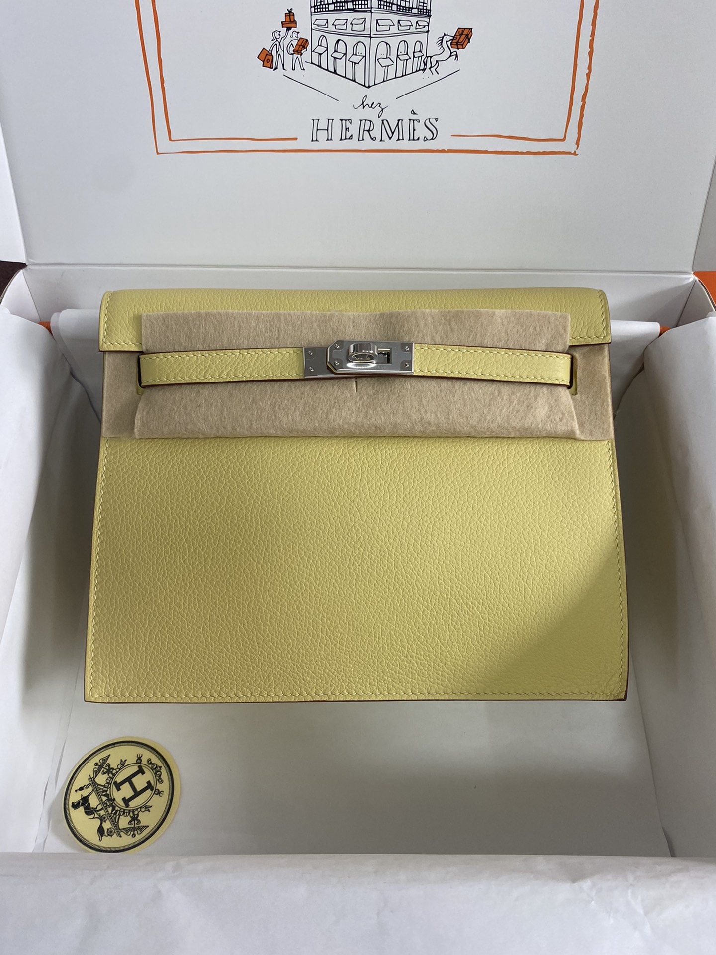 [Top] HERMES Kelly danse II  Calfskin 22cm - 20 Colors