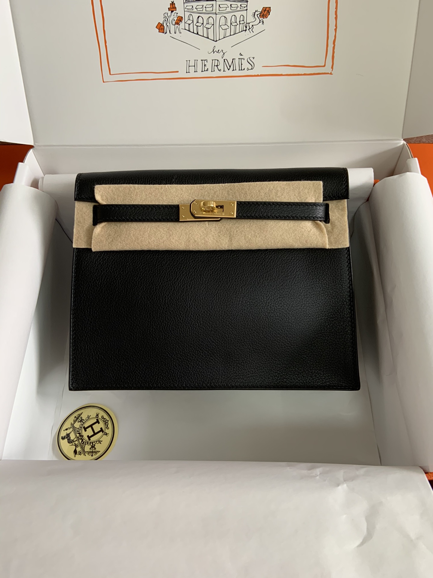 [Top] HERMES Kelly danse II  Calfskin 22cm - 20 Colors