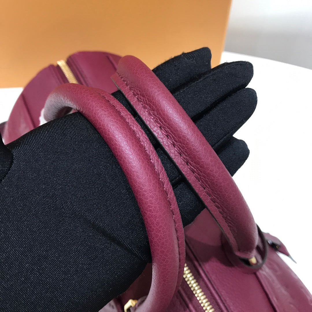 [TOP] Louis Vuitton LV Speedy 30 Bag 30x21x17cm  - 3 Colors