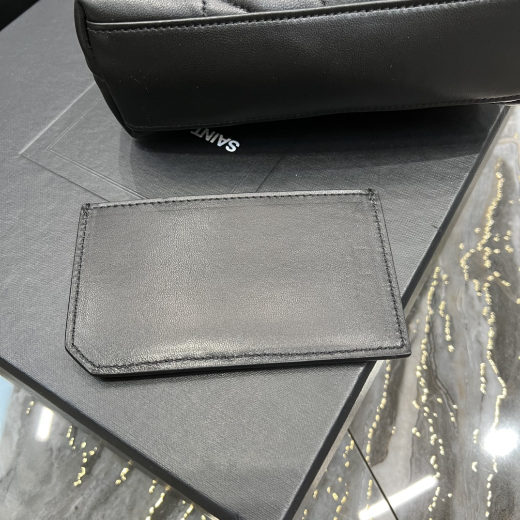 [TOP] Yves Saint Laurent YSL Loulou Puffer Handbag with Card Holder - 2 Color