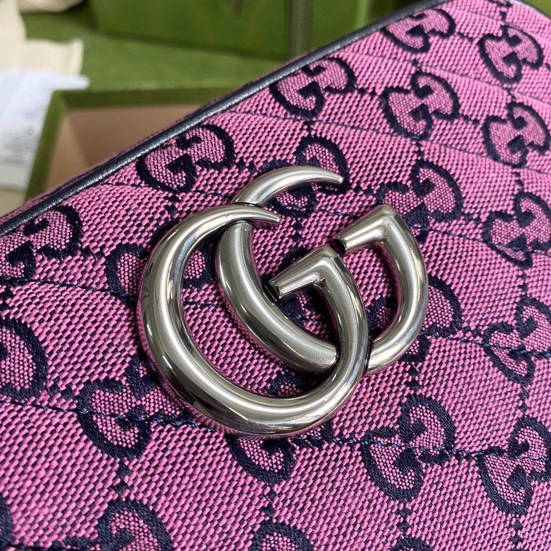 [TOP] GUCCI G*G Marmont Small Matelasse Shoulder Bag - Purple w SHW
