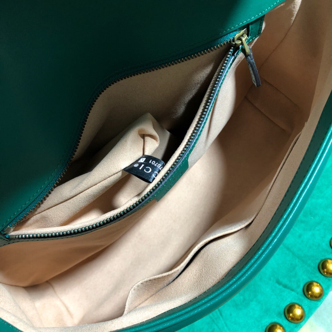 [TOP] GUCCI G*G Marmont Bag Medium 31cm- Green