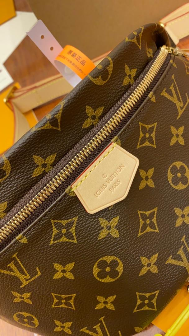 [TOP] Louis Vuitton LV Bumbag Monogram Bag 37x14x13cm - Brown